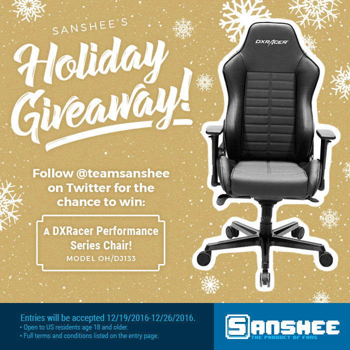 Sanshee s Holiday DXRacer Giveaway