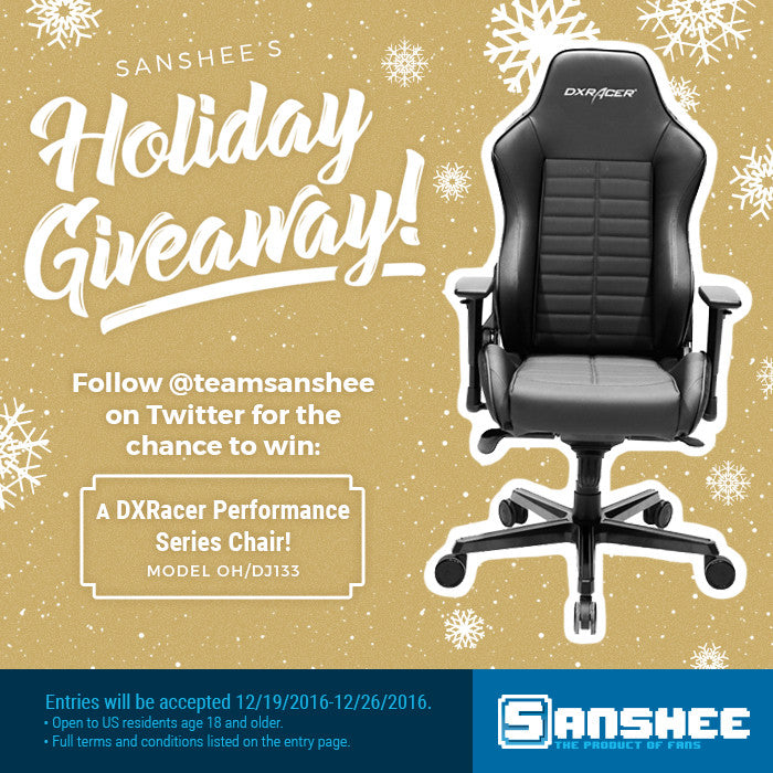 Sanshee's Holiday DXRacer Giveaway!