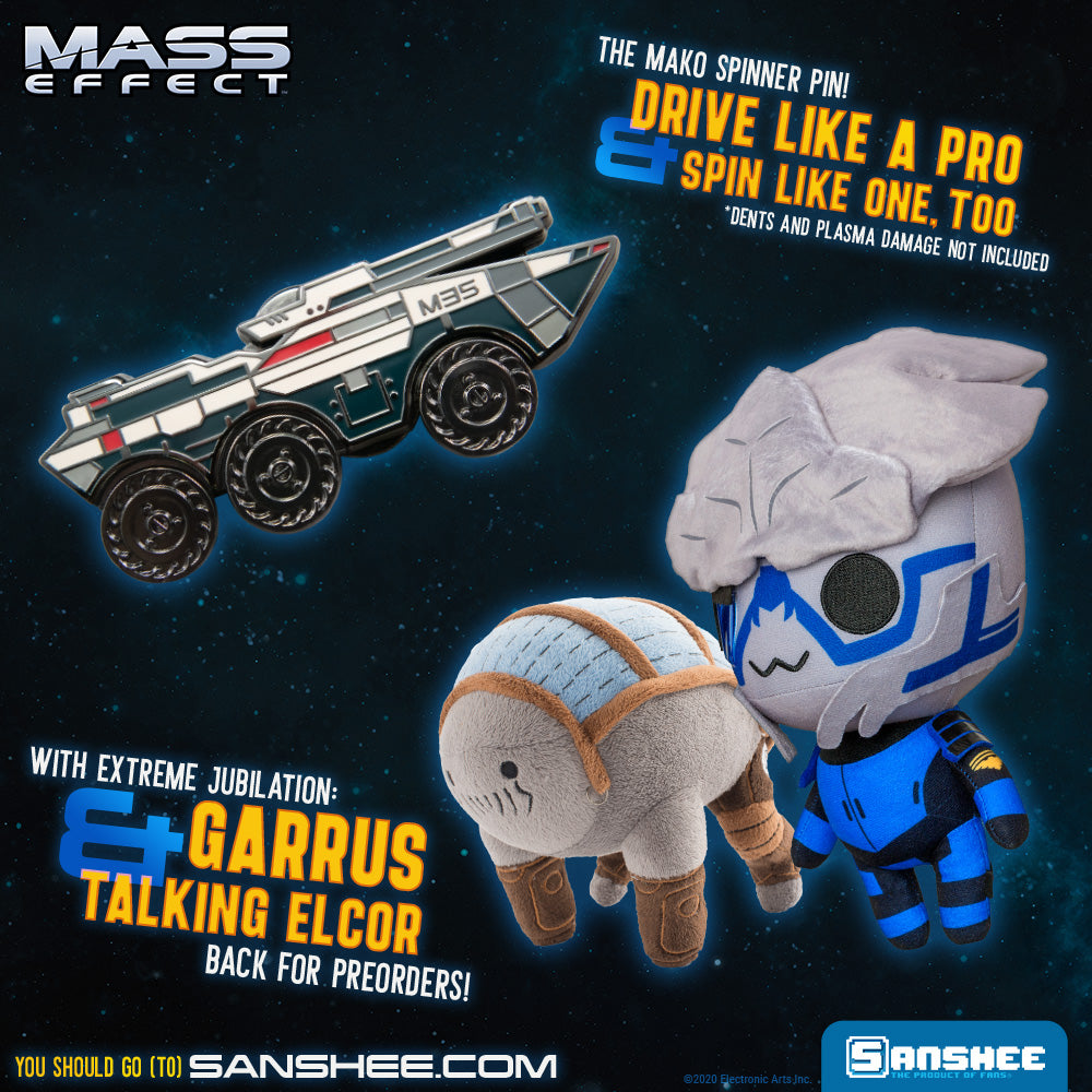 Garrus and Elcor Plush Preorders
