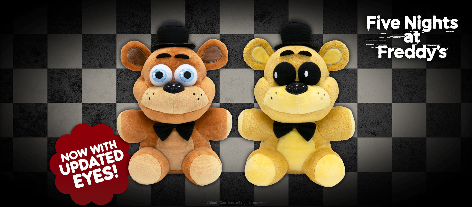 Our Freddy & Golden Freddy Collector's Plush Are Back And Better Than Ever!