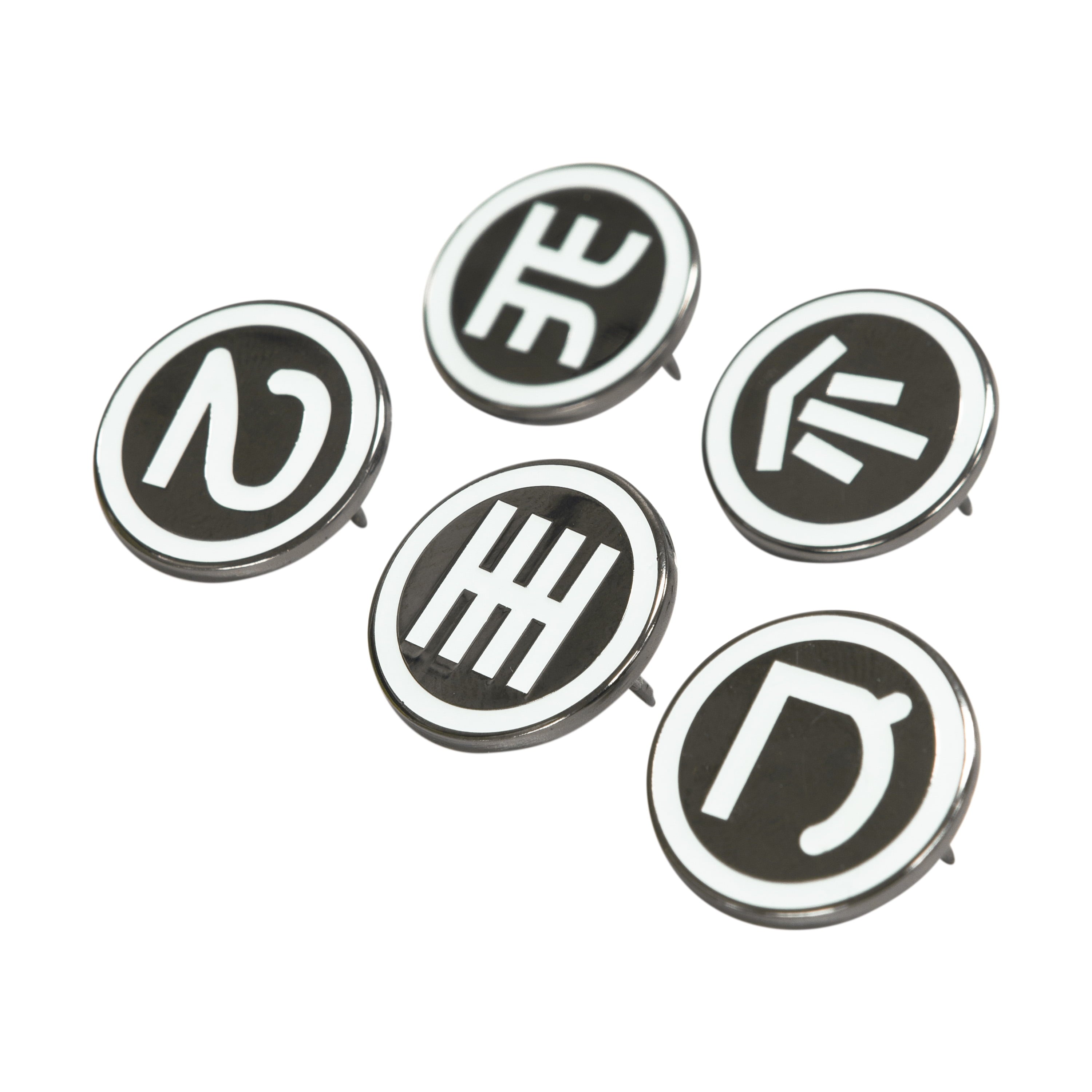 Rain World - Karma Symbol Glow in the Dark Pins - Companionship