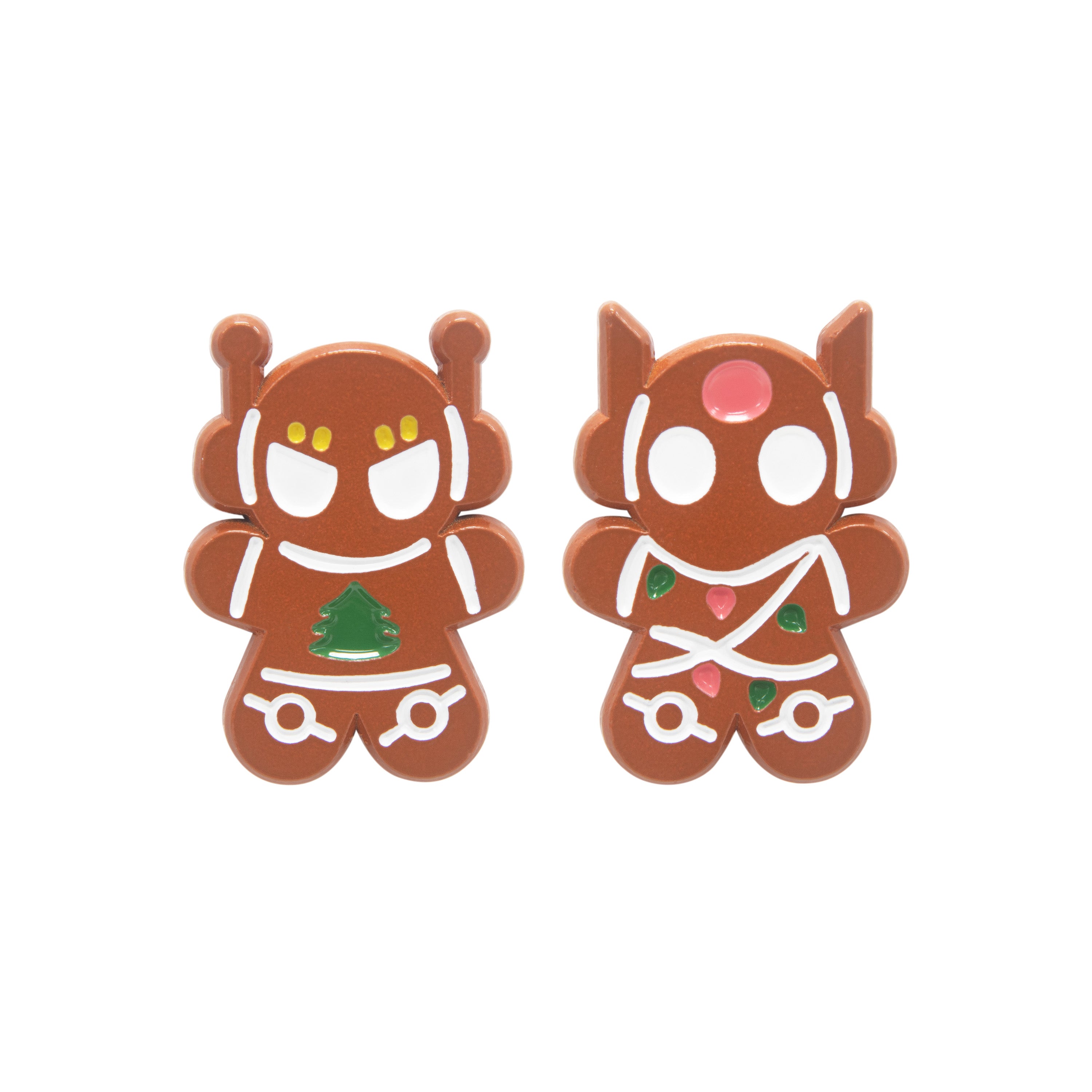 Rain World - Gingerbread Iterator Mini Pin Set