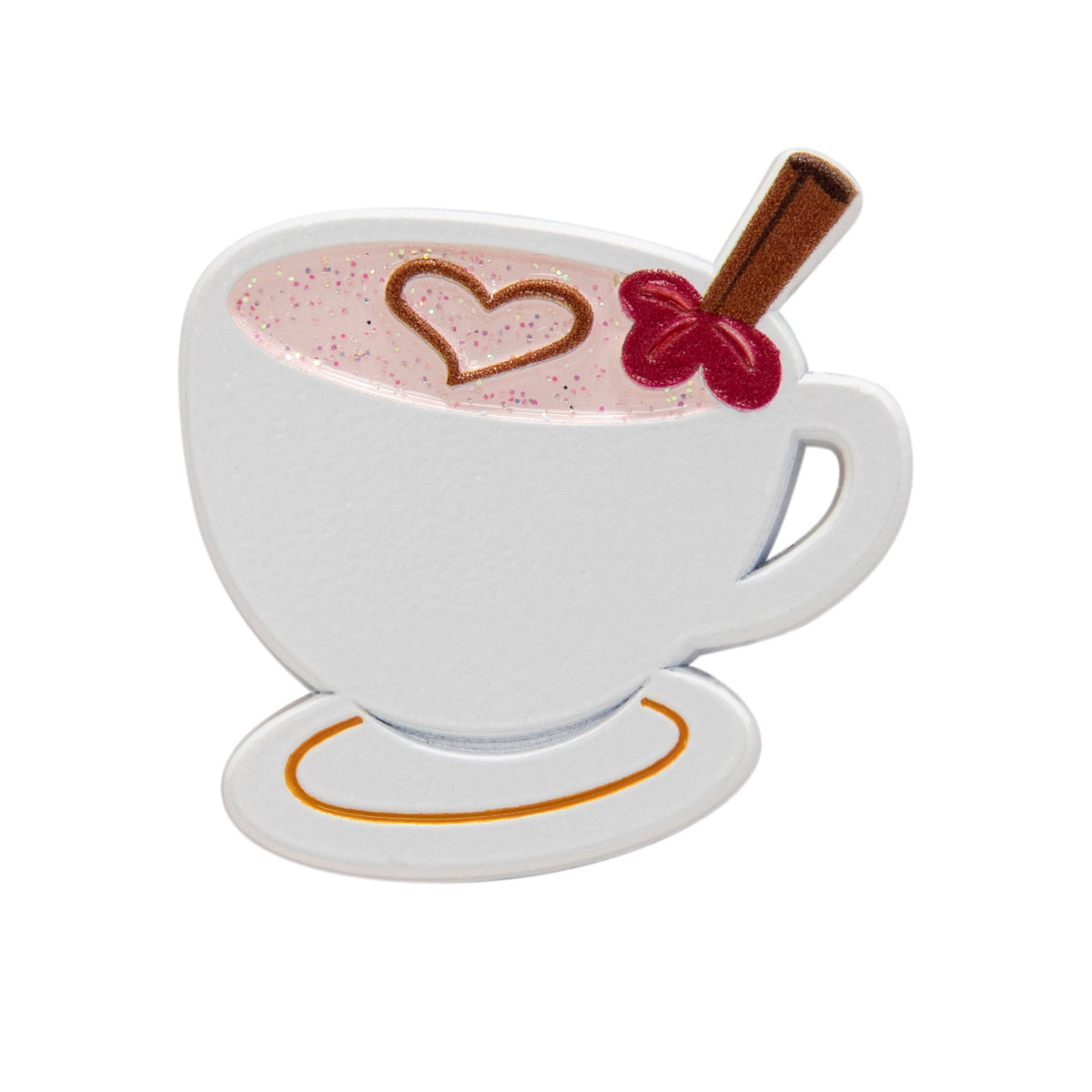 Coffee Talk 2 - Pink Spice Soft Enamel Pin
