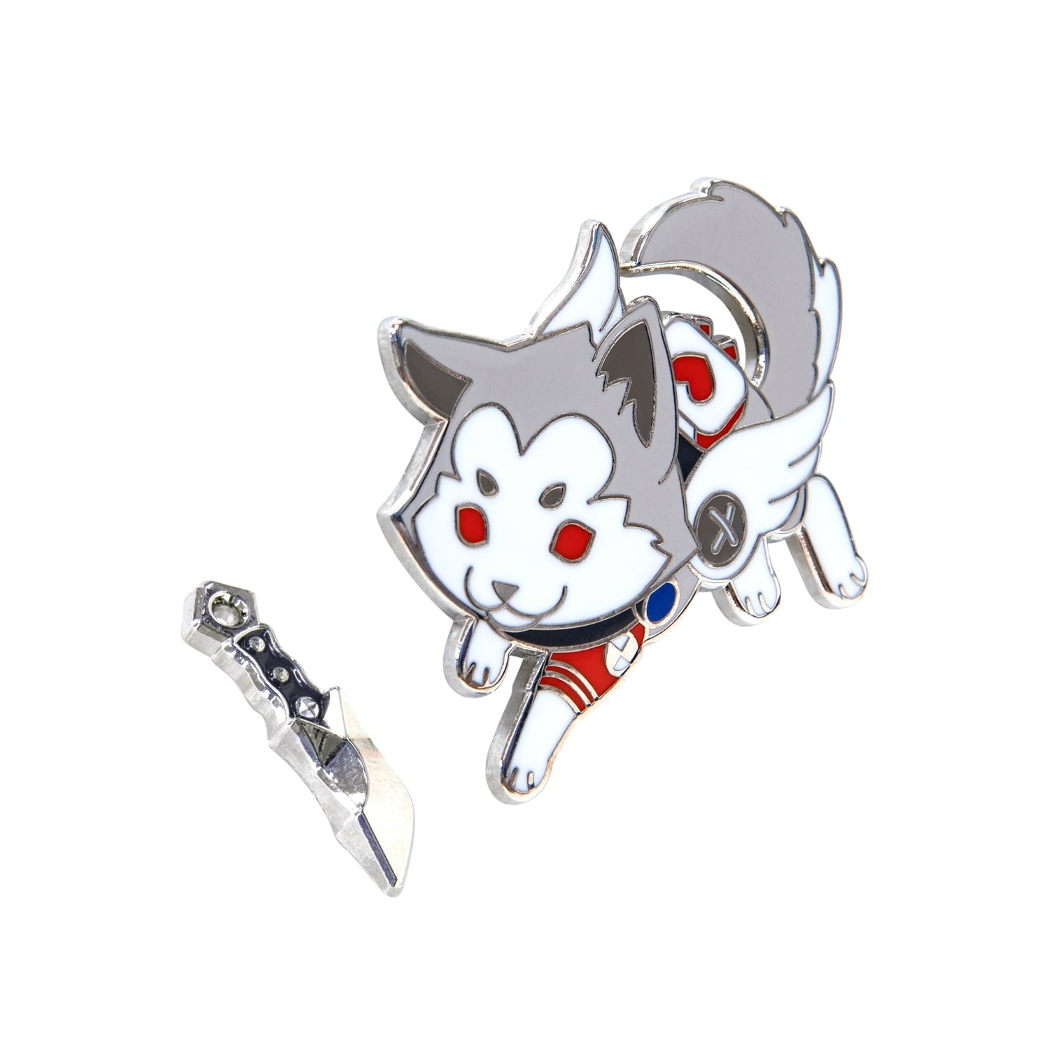 Persona 3 Reload - Koromaru + Dagger Pin Set