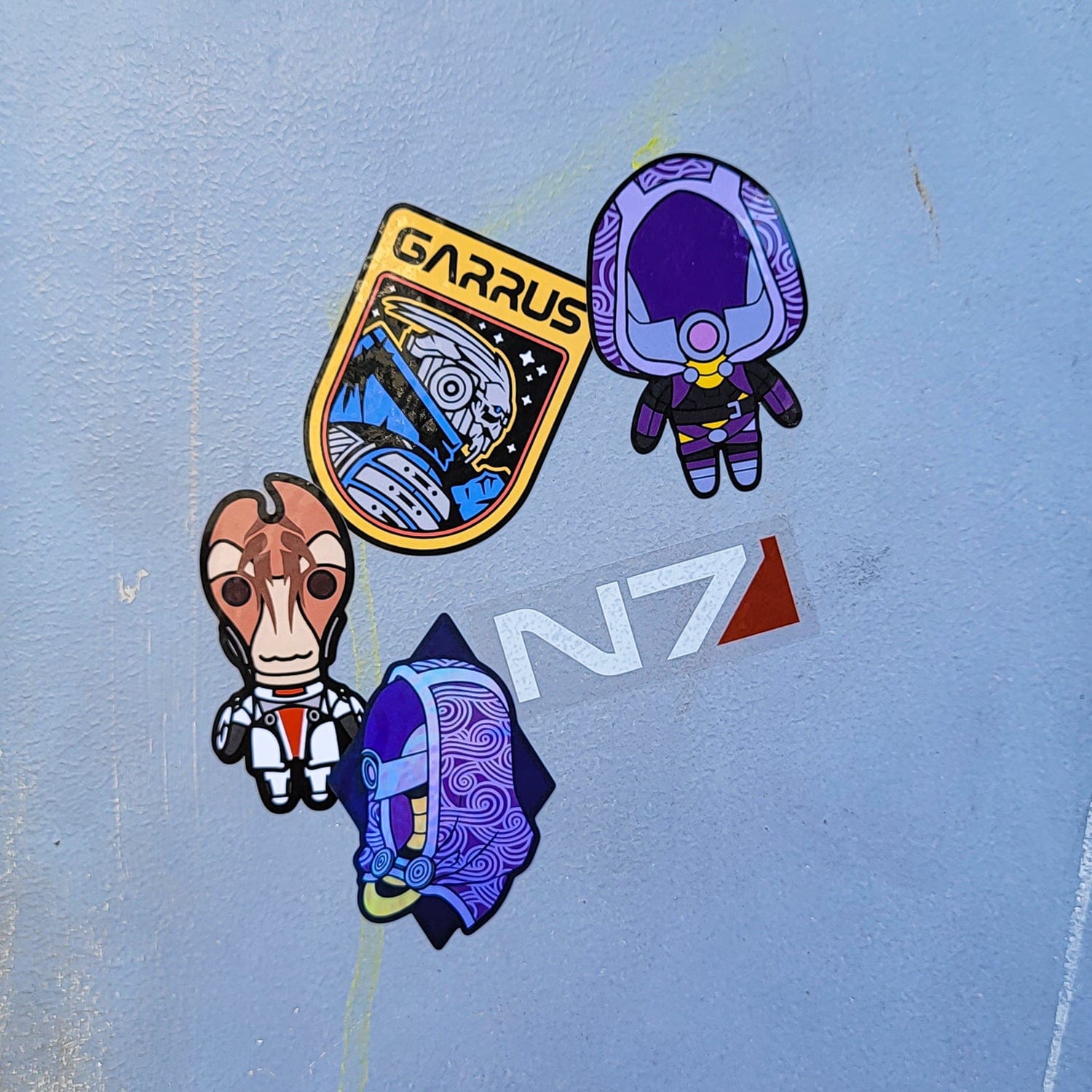 Mass Effect - Garrus Retro Vinyl Sticker