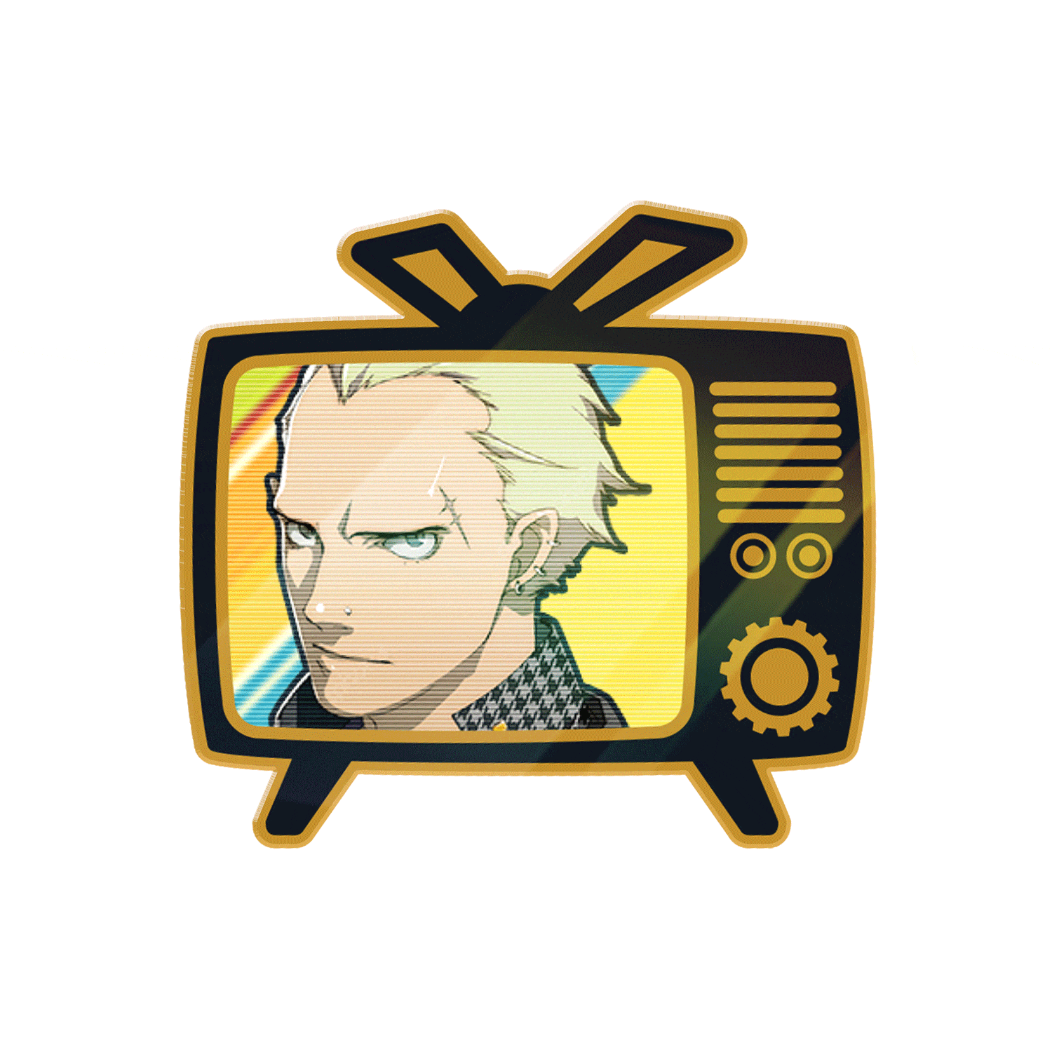 Persona 4 - Midnight Channel Lenticular Pins