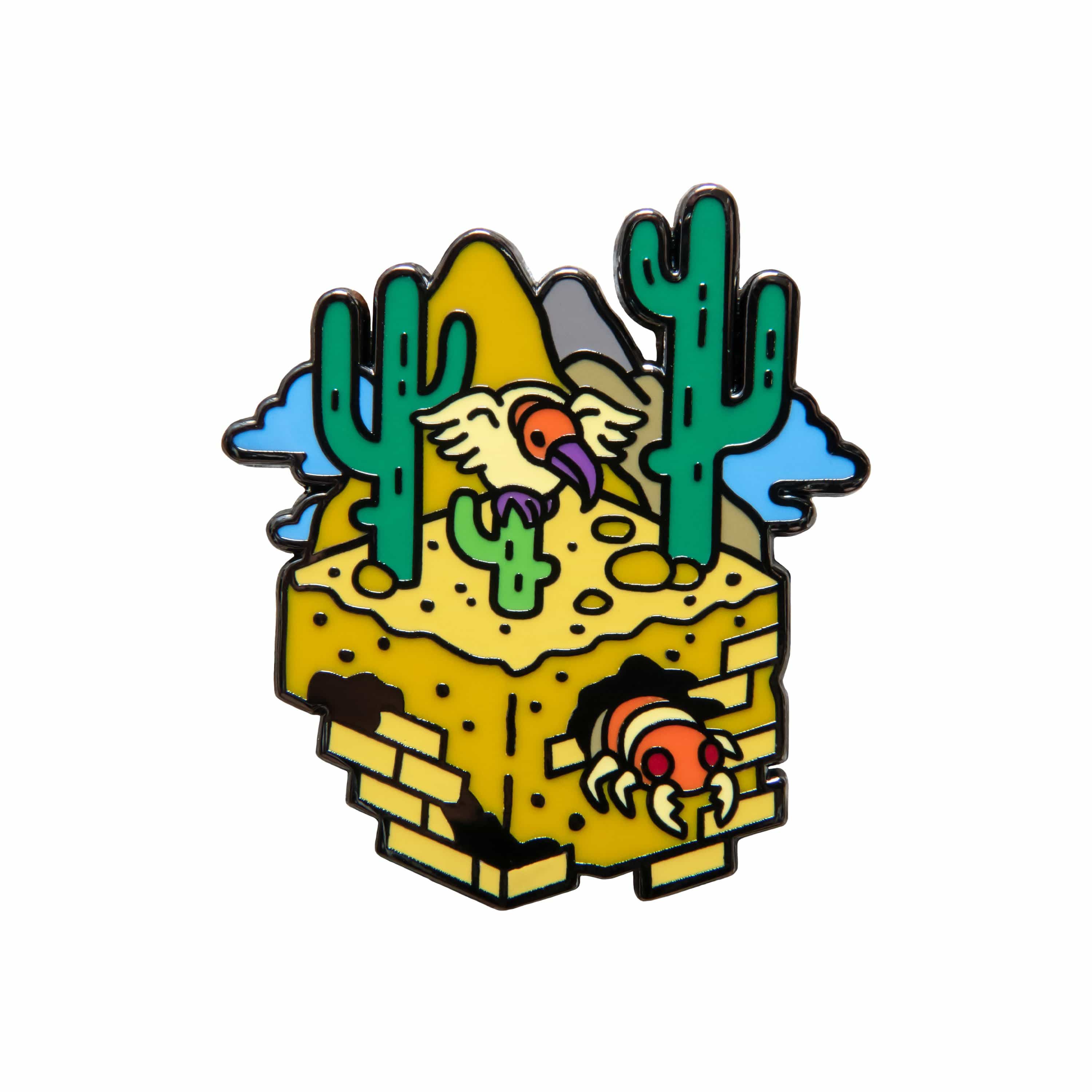 Terraria - Forest Biome Color Coated Enamel Pin