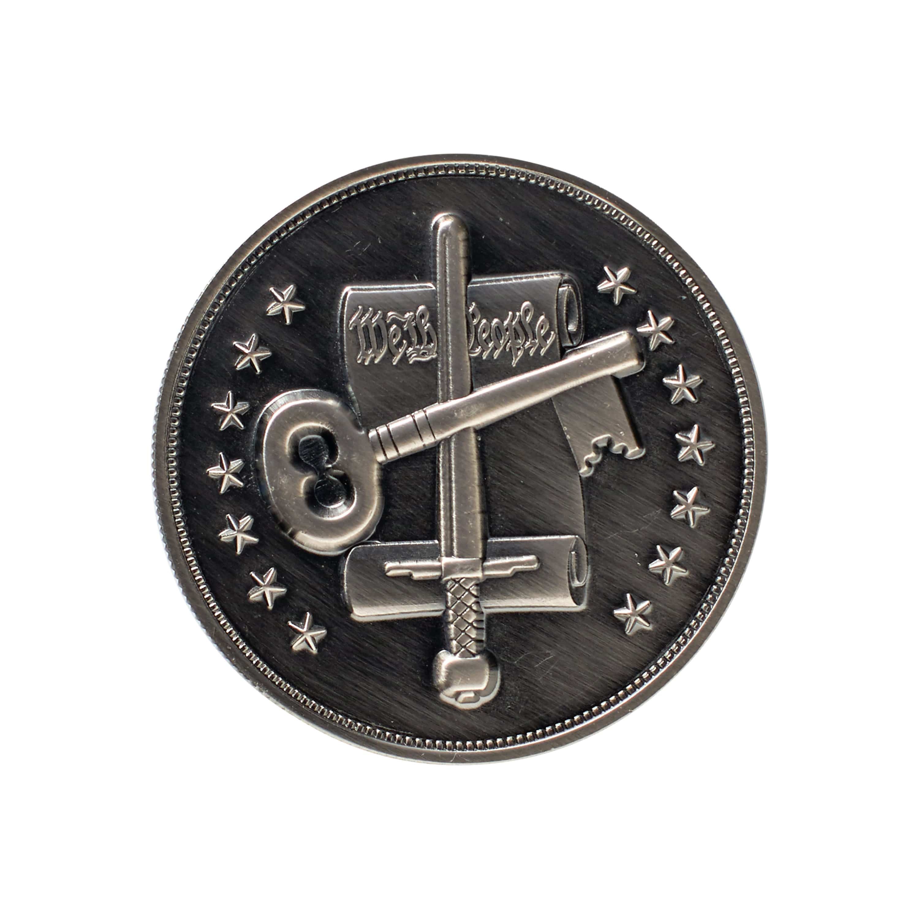 BioShock Infinite - Silver Eagle Antiqued Coin