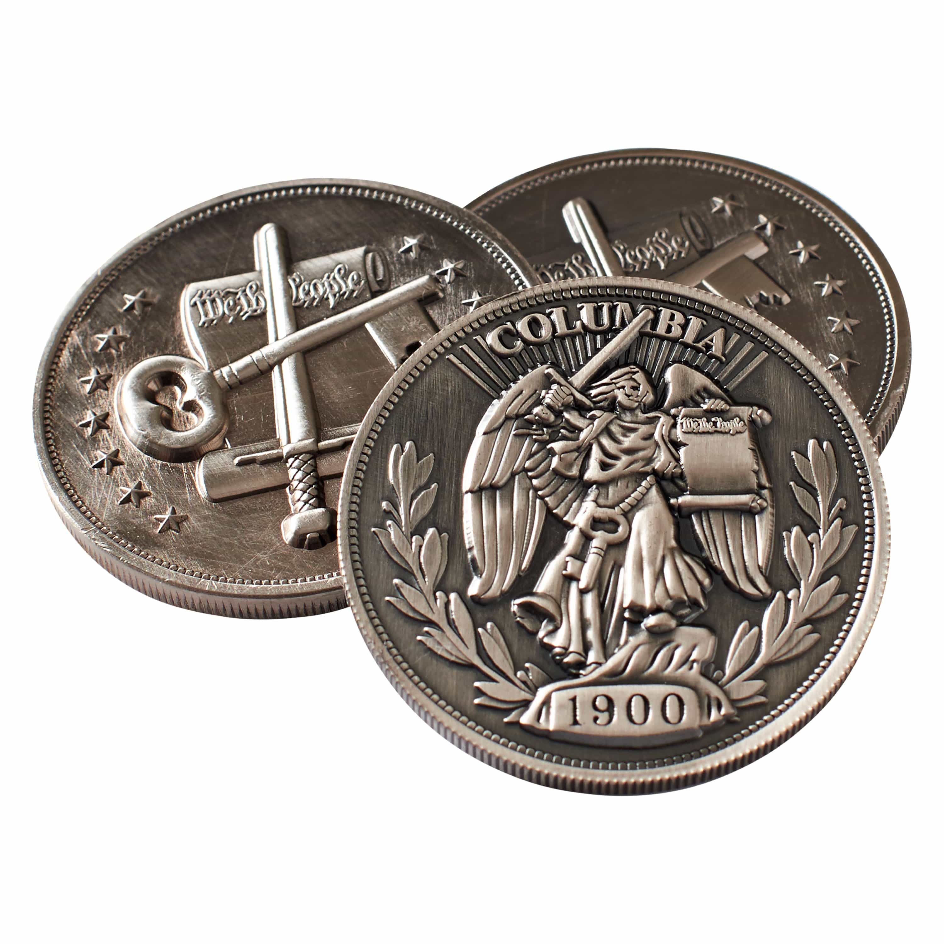 BioShock Infinite - Silver Eagle Antiqued Coin