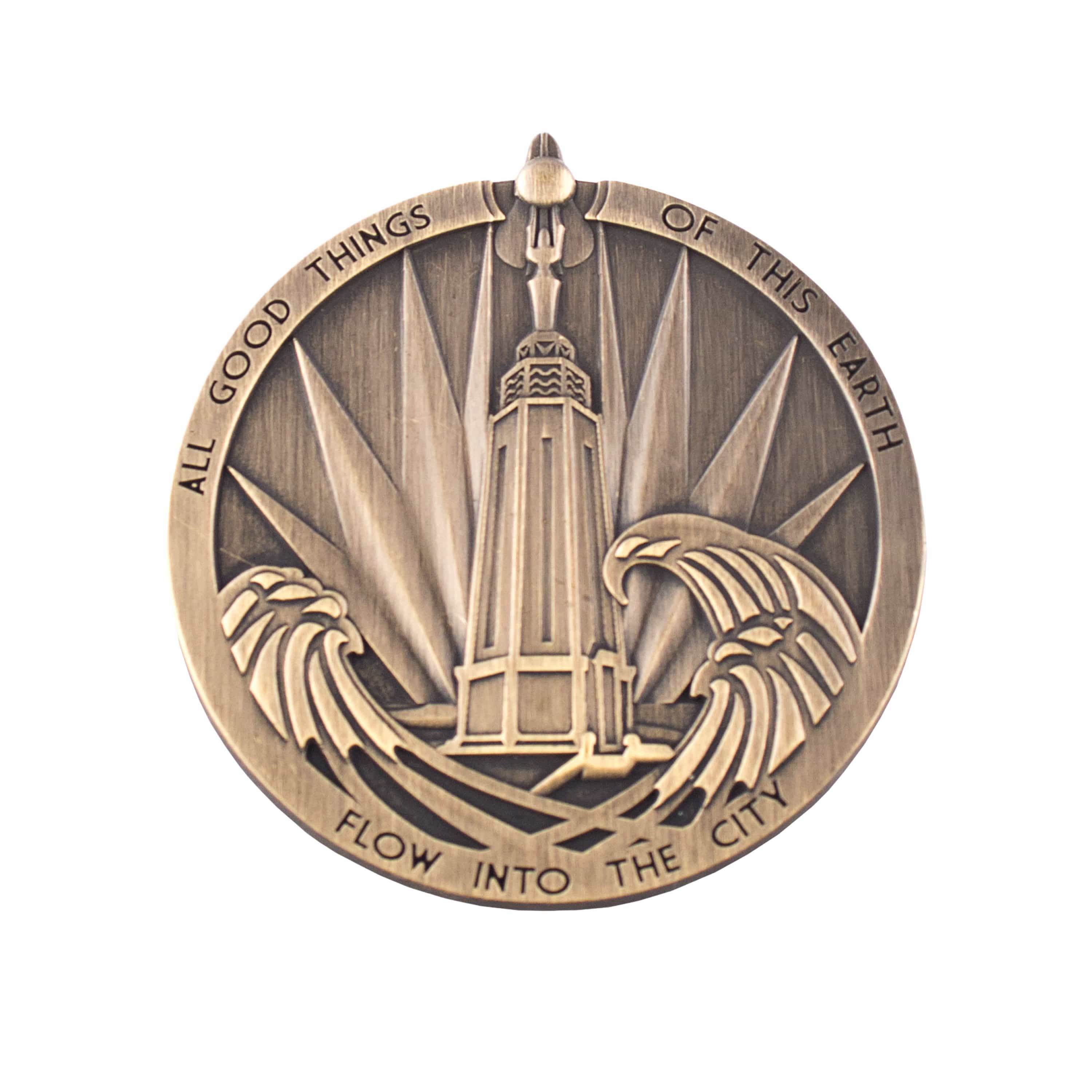 BioShock - Rapture Medallion Brass Plated Pin