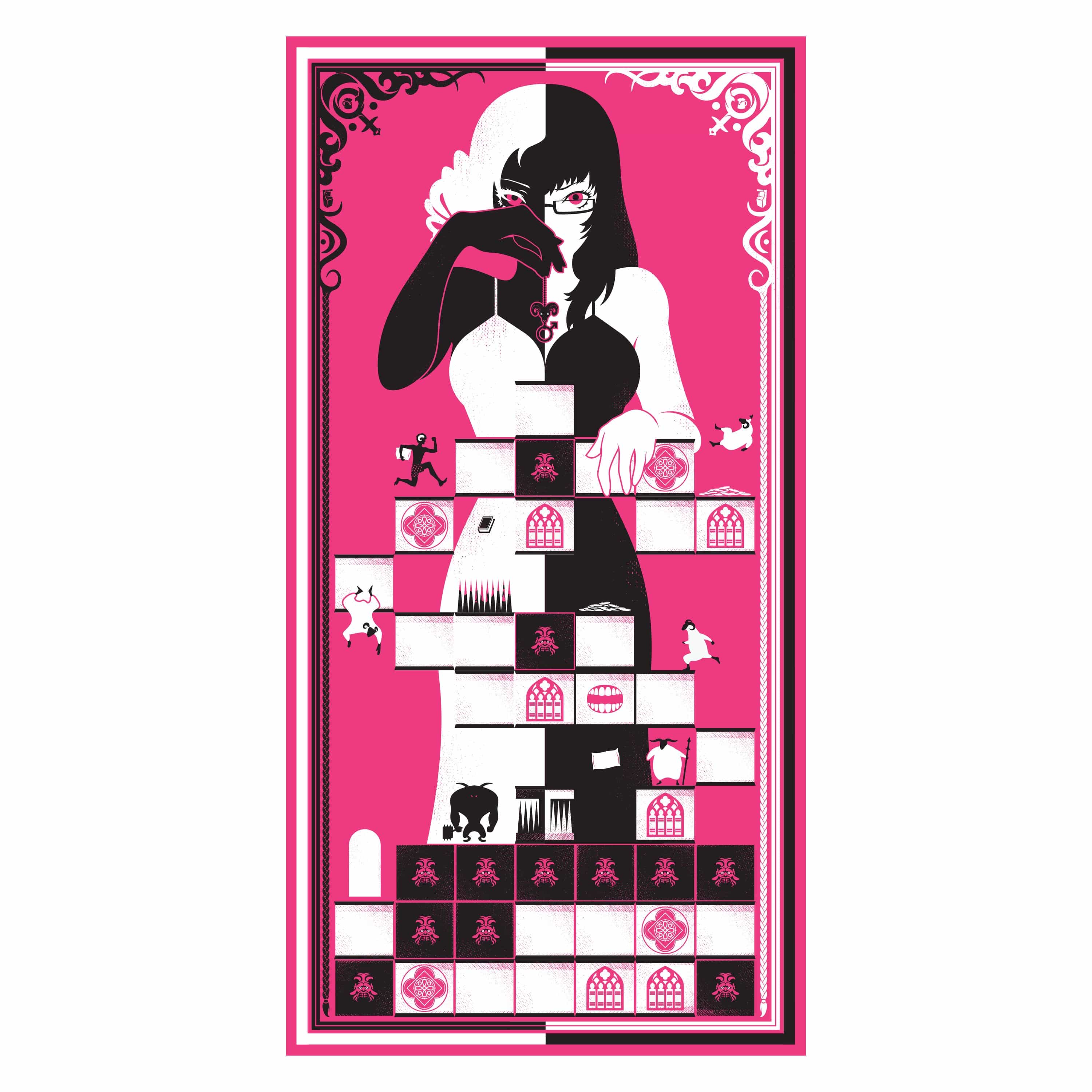 Catherine - Ascent of Sheep Door Poster