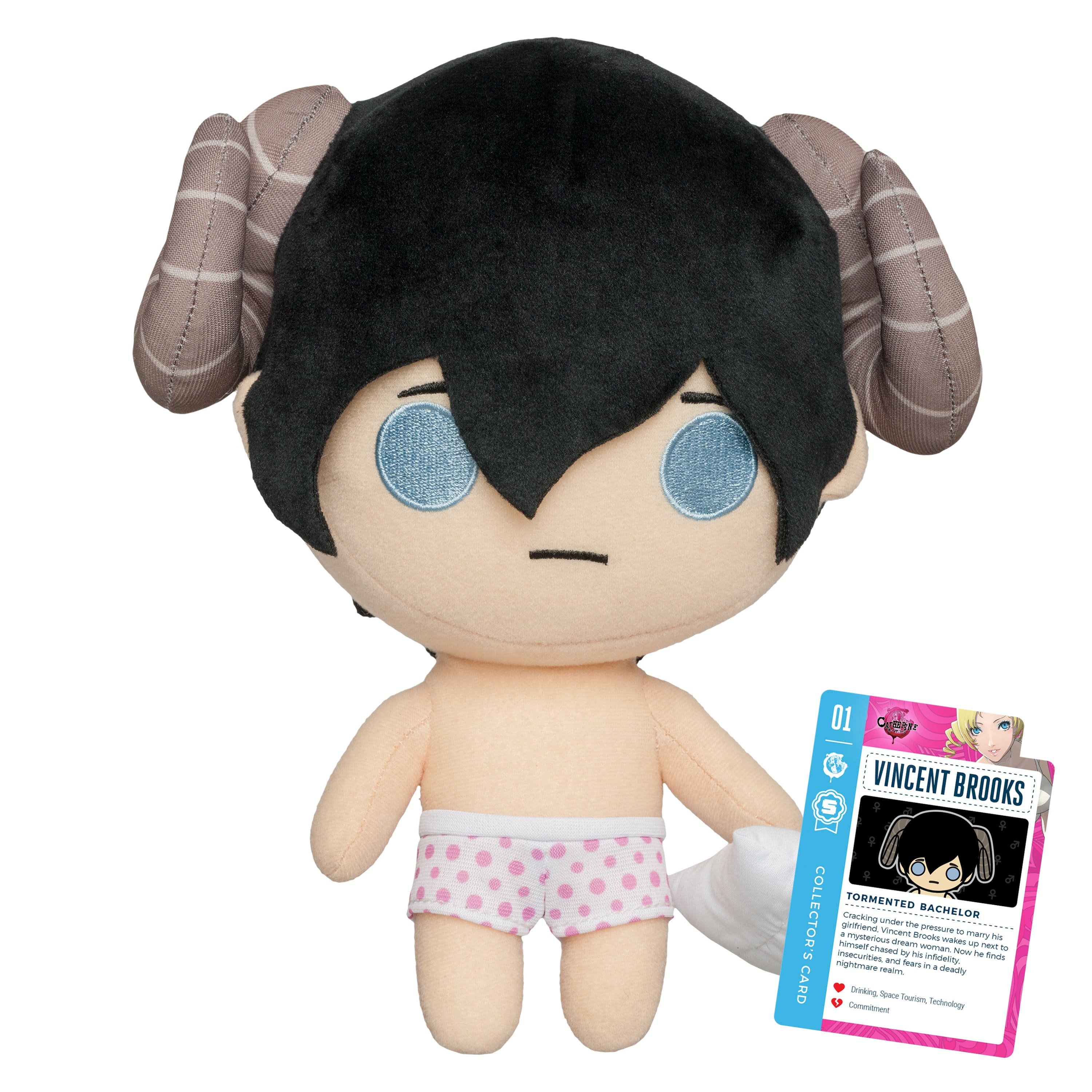 Catherine - 11" Vincent Brooks Collector's Stuffed Plush Toy With Collector's Card