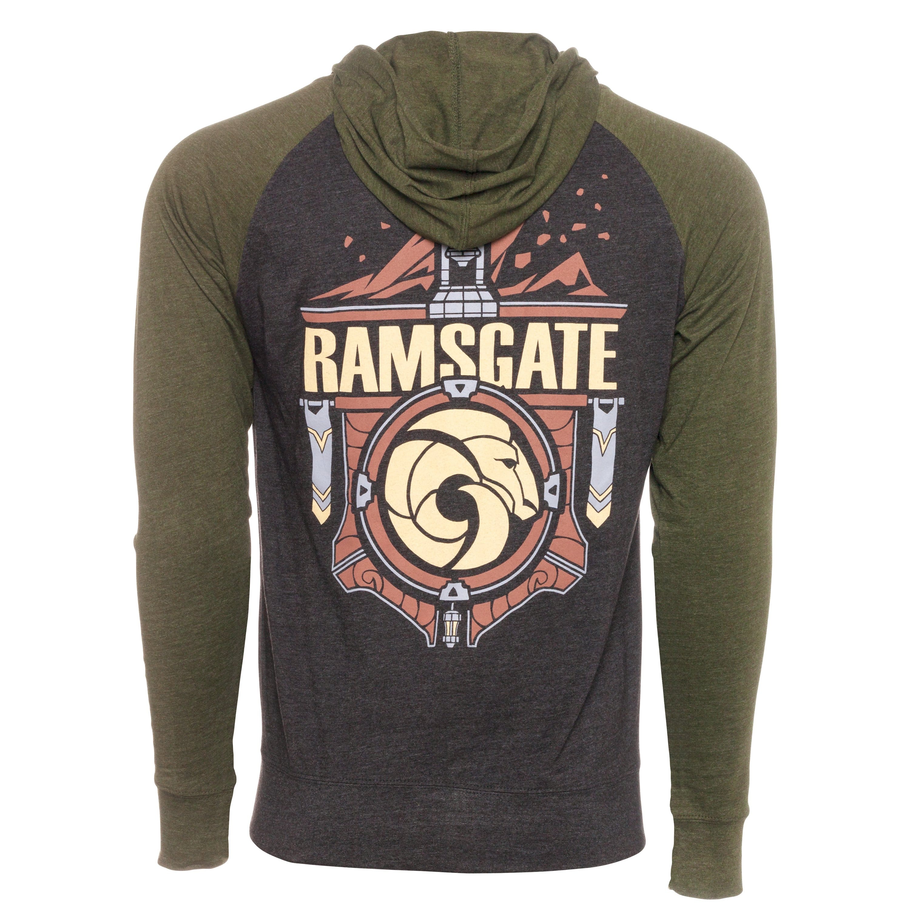 Dauntless - Ramsgate Cotton-Poly Blend Zip-up Hoodie Back