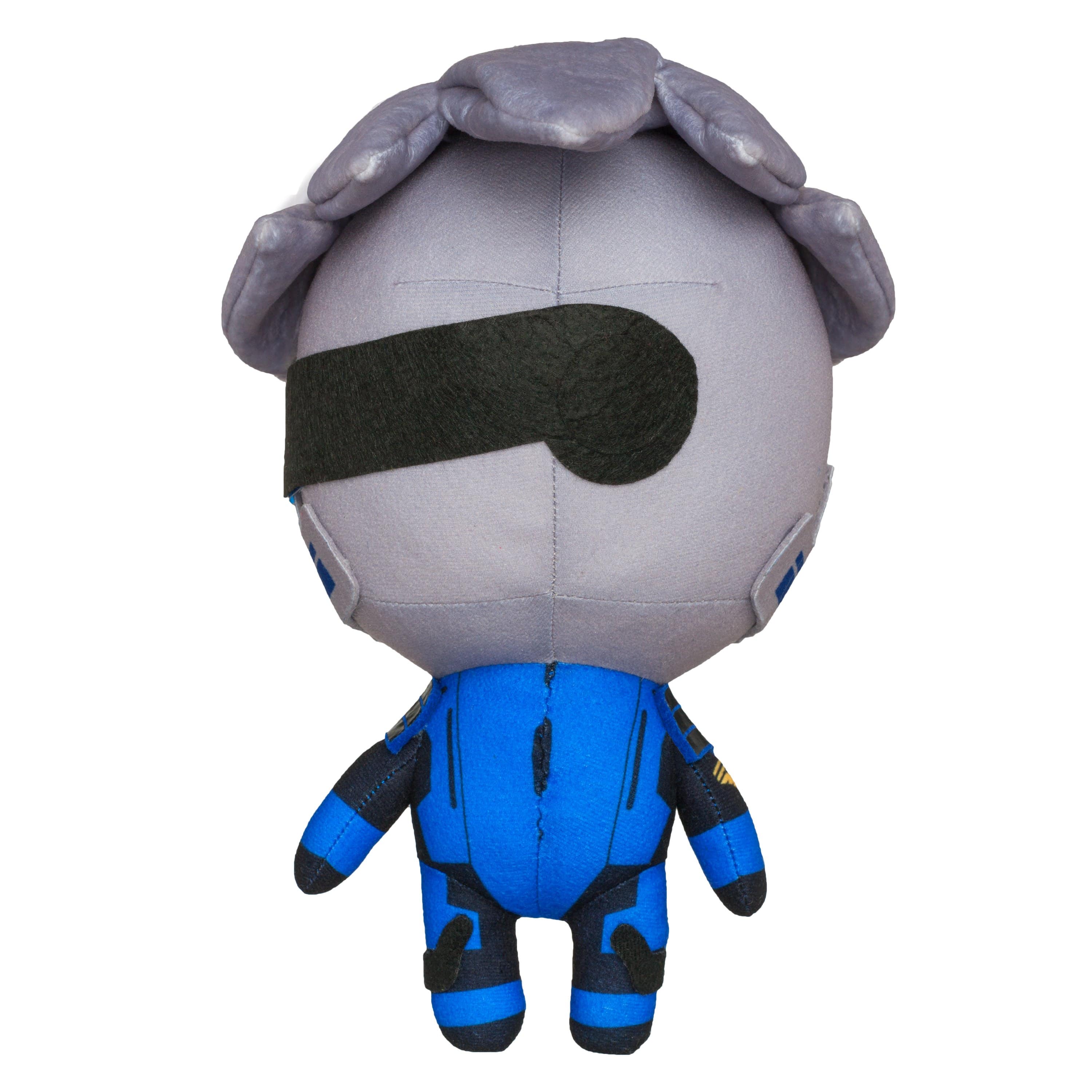 Mass Effect - 11" Garrus Collector's Stuffed Plush Back View