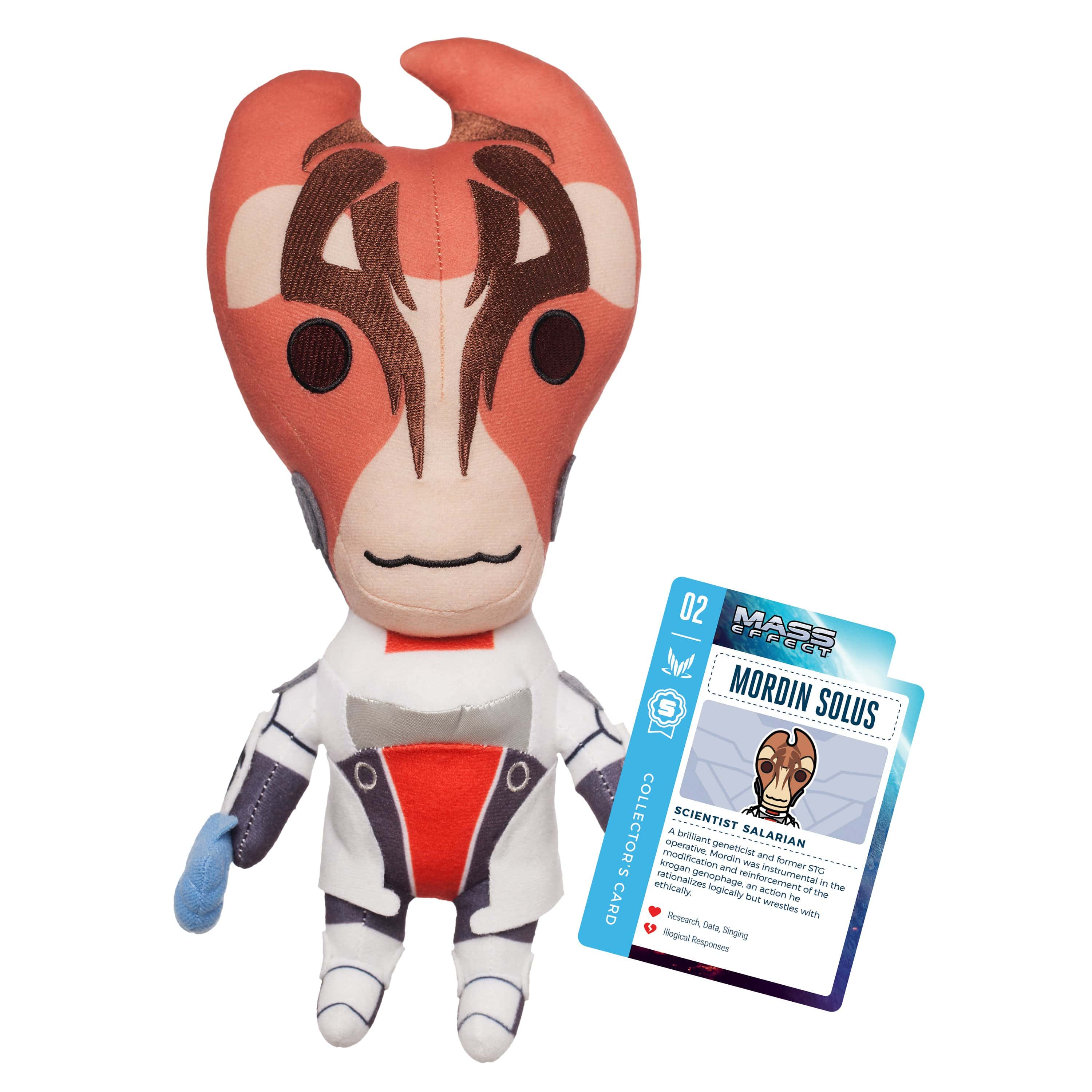 Mass Effect - 12" Mordin Solus Collector's Stuffed Plush With Collector's Card