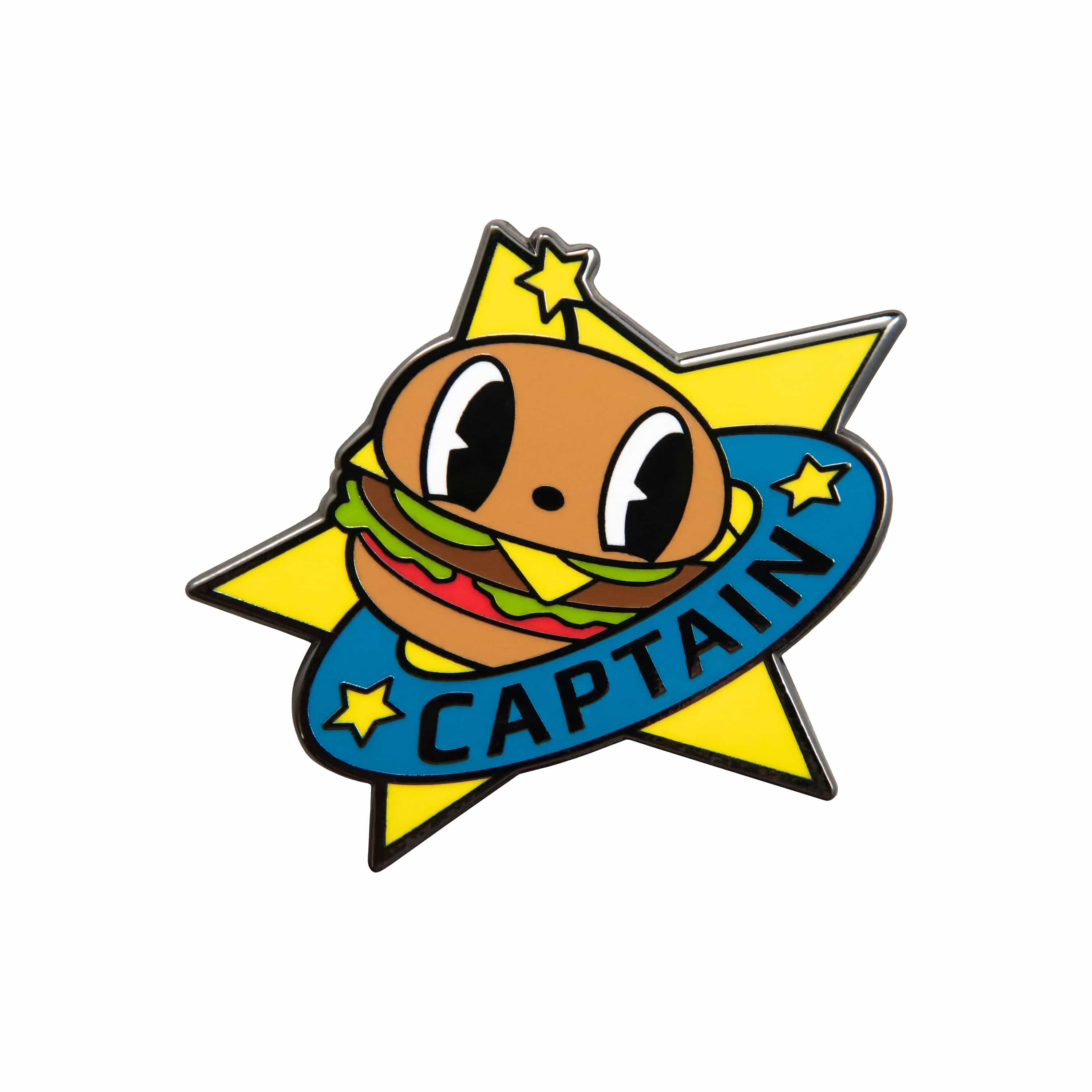 Persona 5 - Captain Burger Silver Plated Enamel Pin