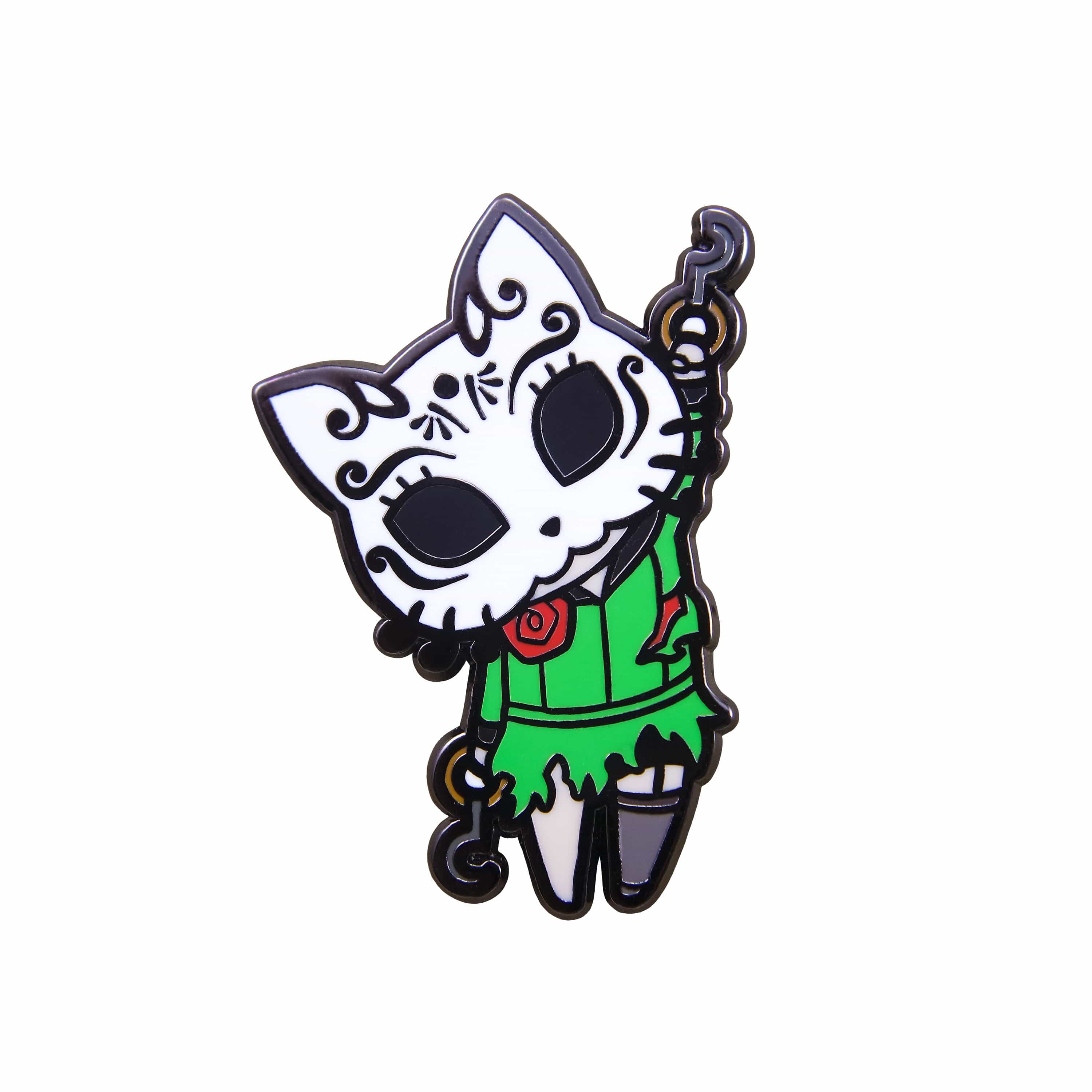BioShock - Silver Plated Chibi Kitty Splicer Pin