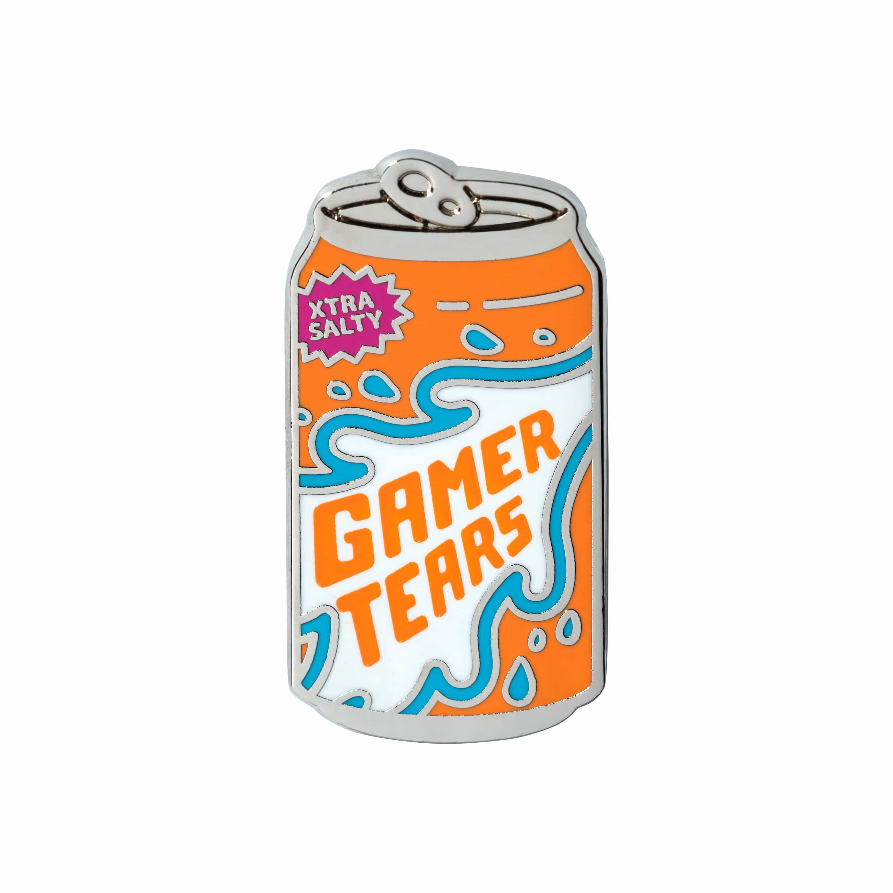 Sanshee - Gamer Tears Silver Plated Enamel Pin