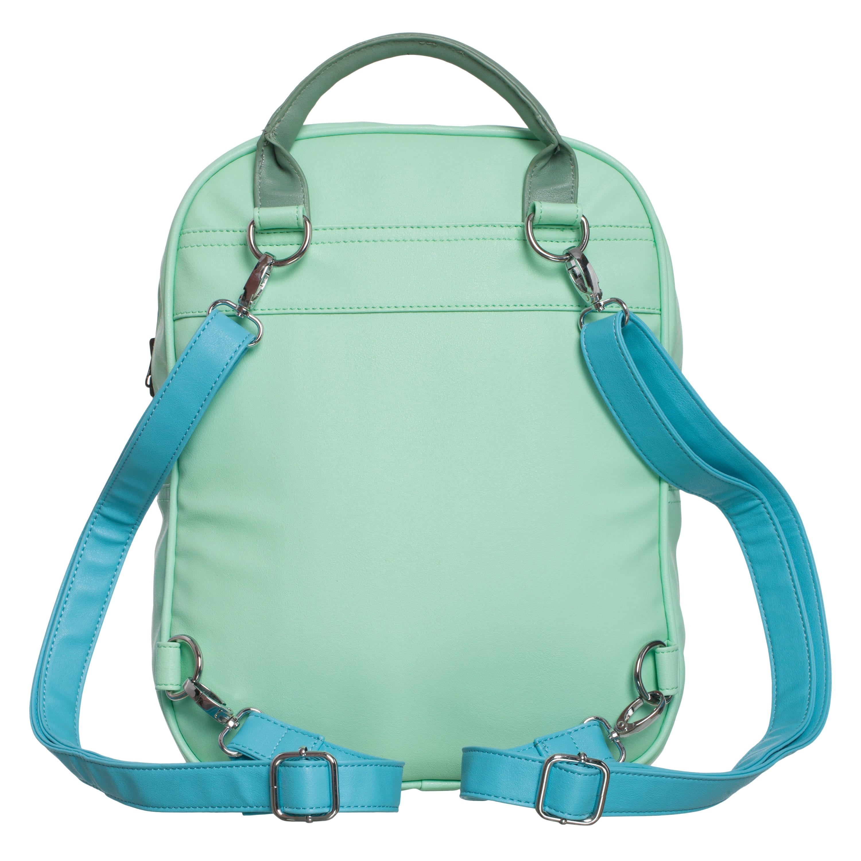 Sanshee - Ita-Boy Pop Faux-Leather Ita Bag Back Straps