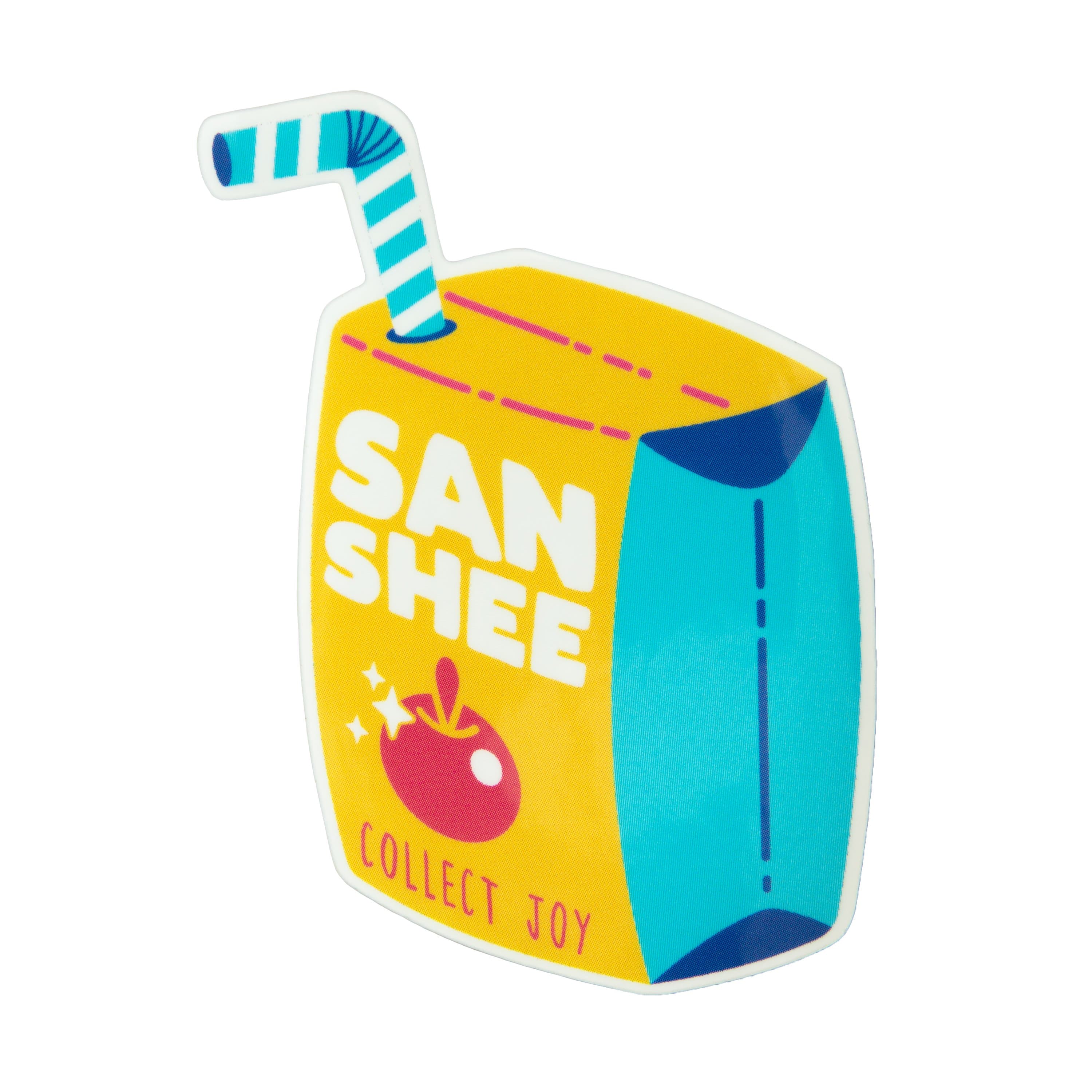 Sanshee - Juice Box Vinyl Sticker
