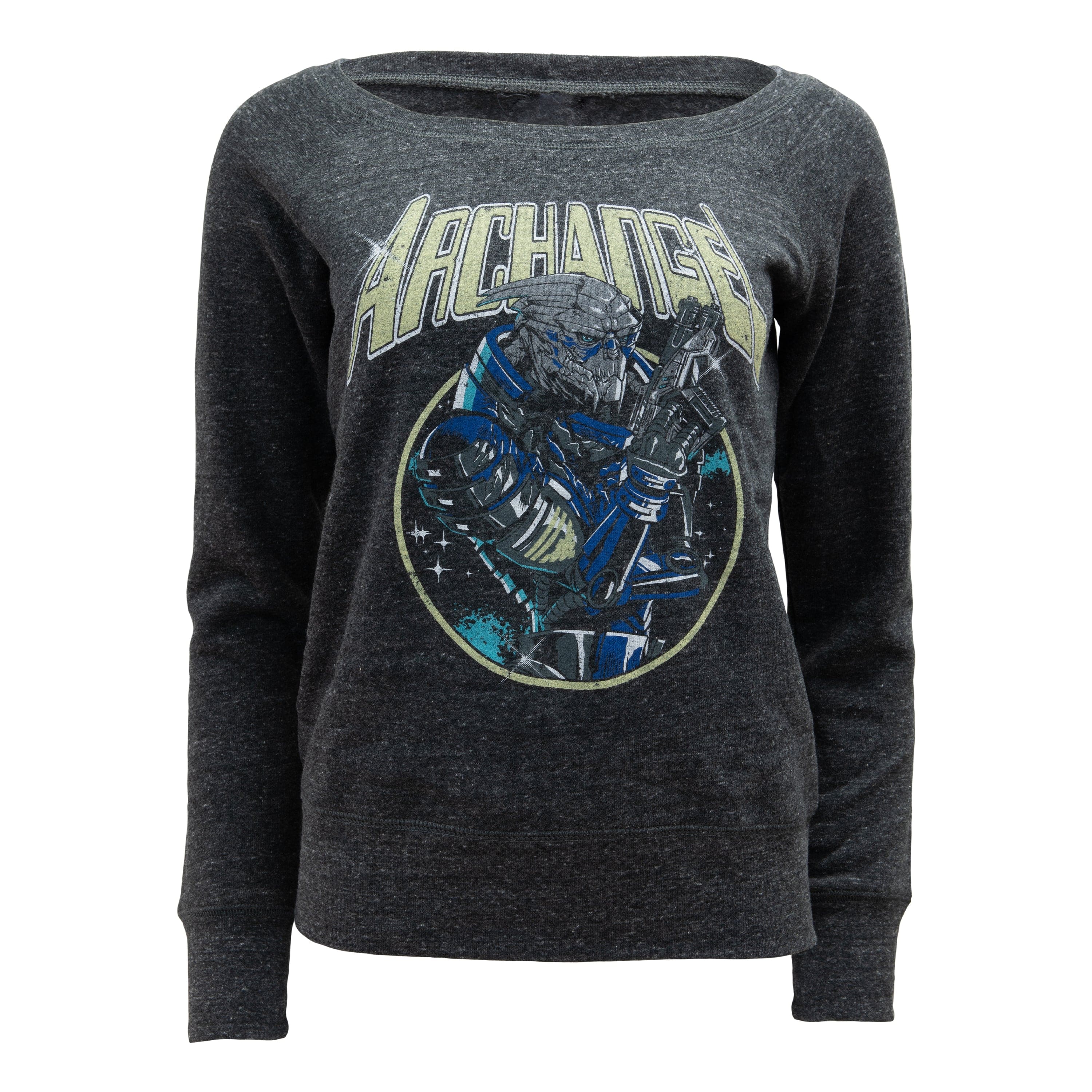 Mass Effect - Archangel Garrus Women's Wide Neck Crewneck