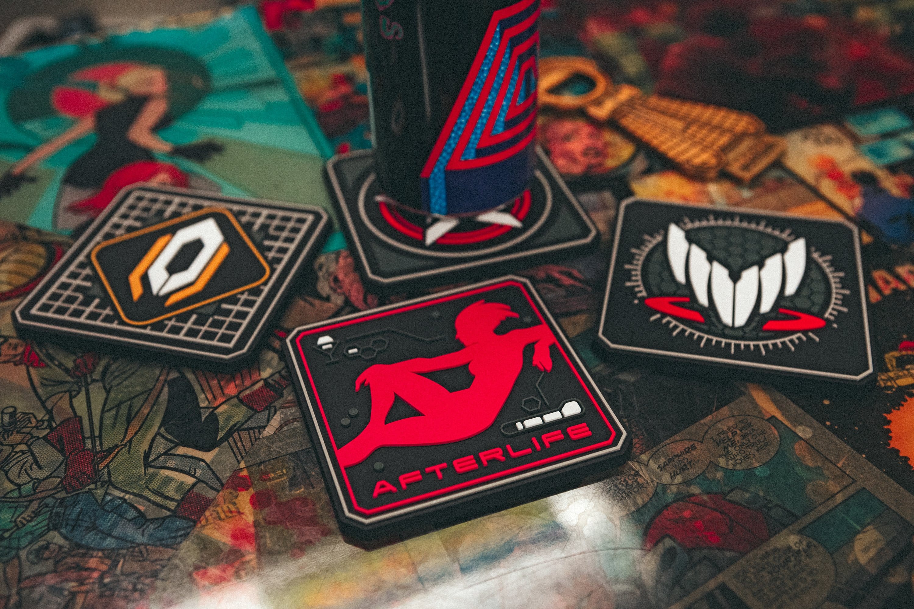 Mass Effect - Renegade Silicone Coaster Set