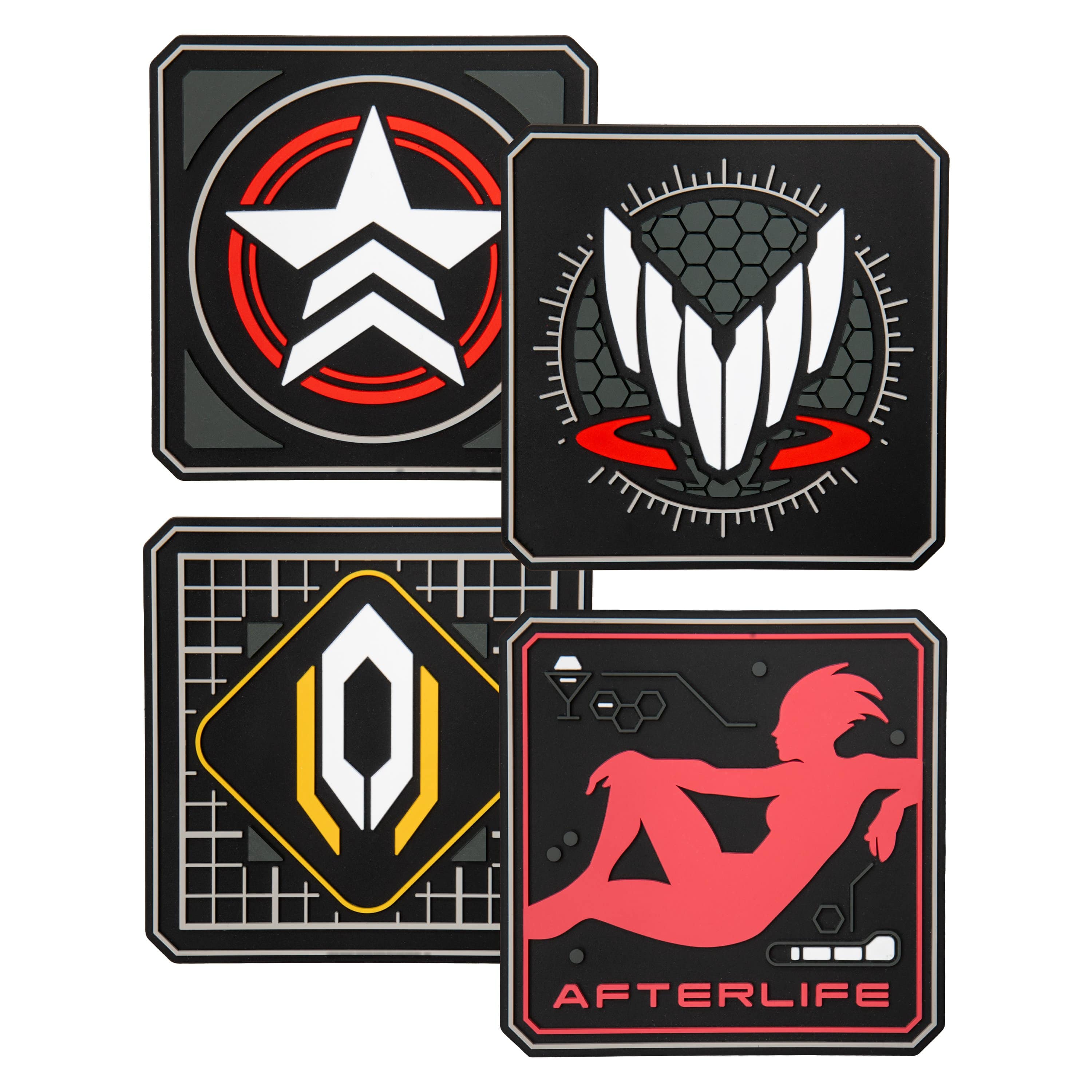 Mass Effect - Renegade Silicone Coaster Set