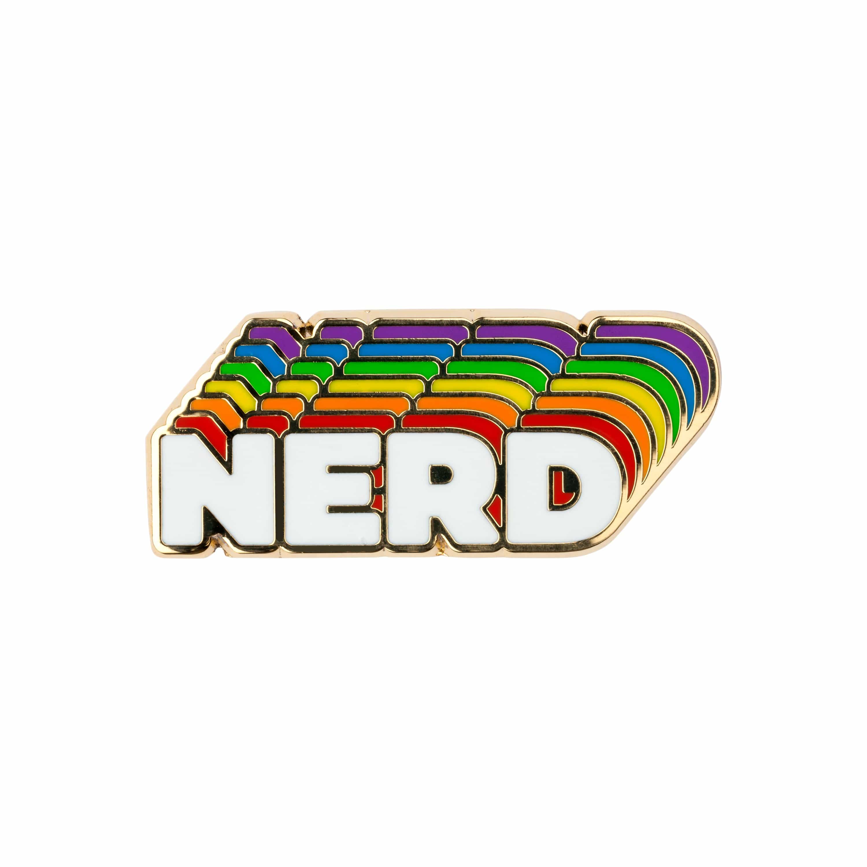 Sanshee - Nerd Pride Gold Plated Enamel Pin