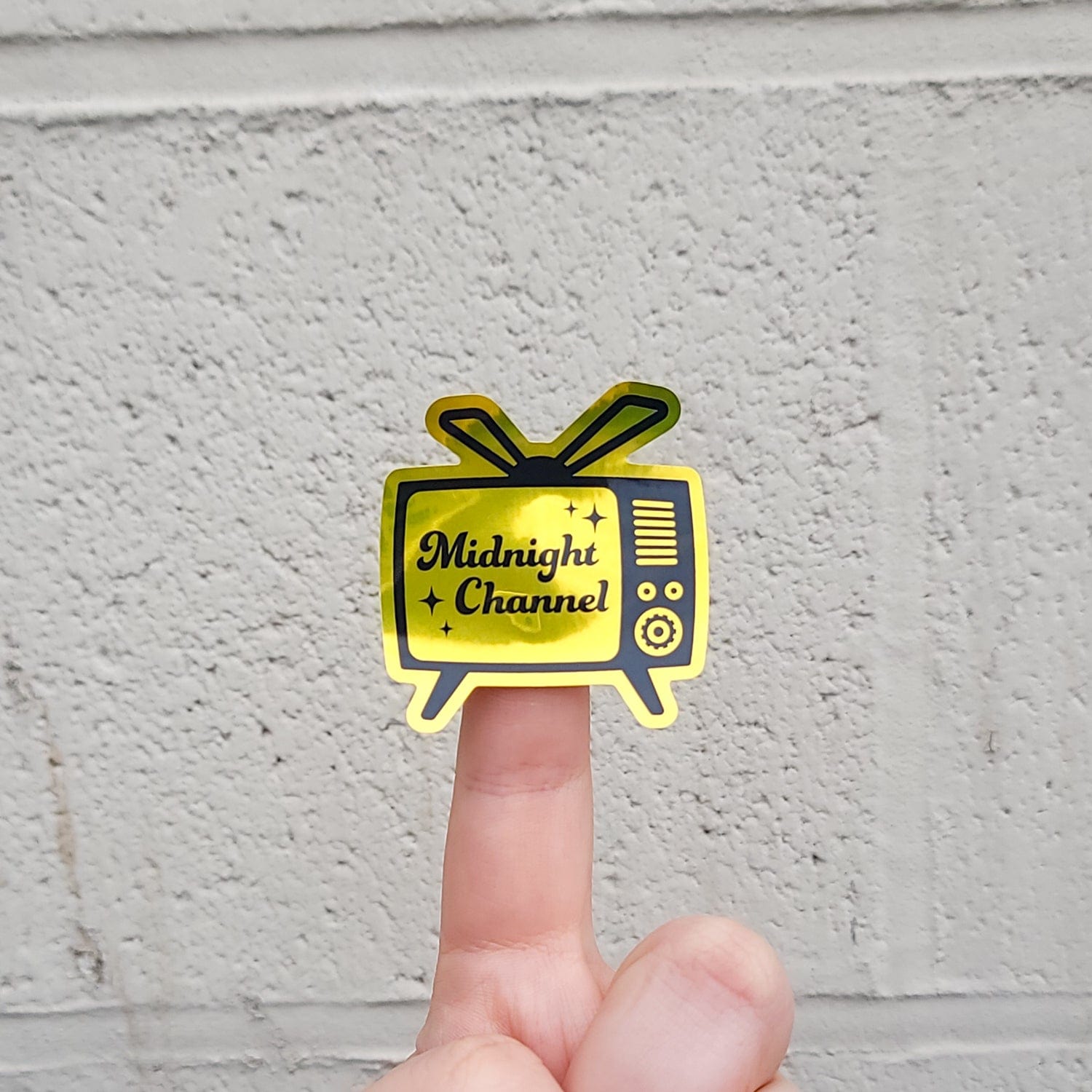 Persona 4 - Midnight Channel Metallic Sticker