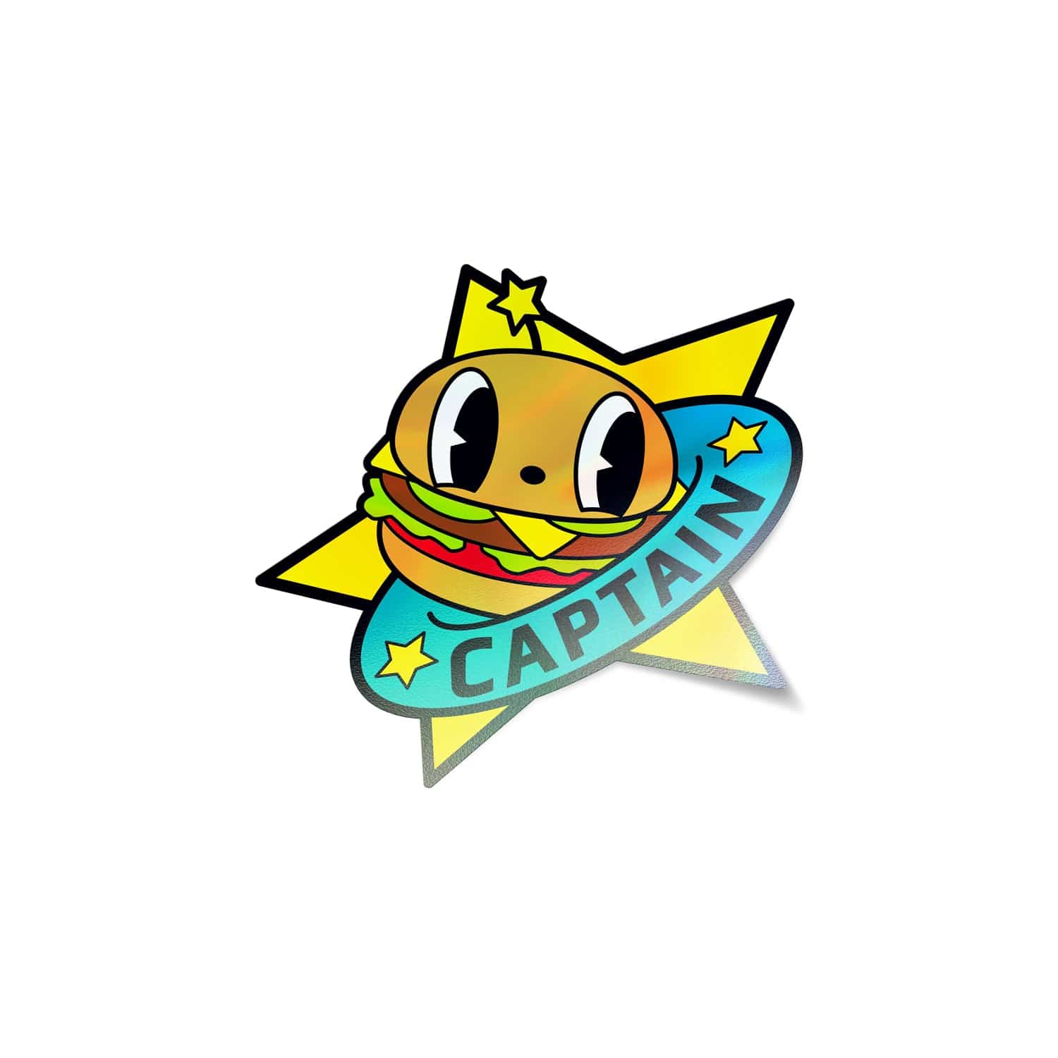 Persona 5 - Captain Badge Holographic Sticker