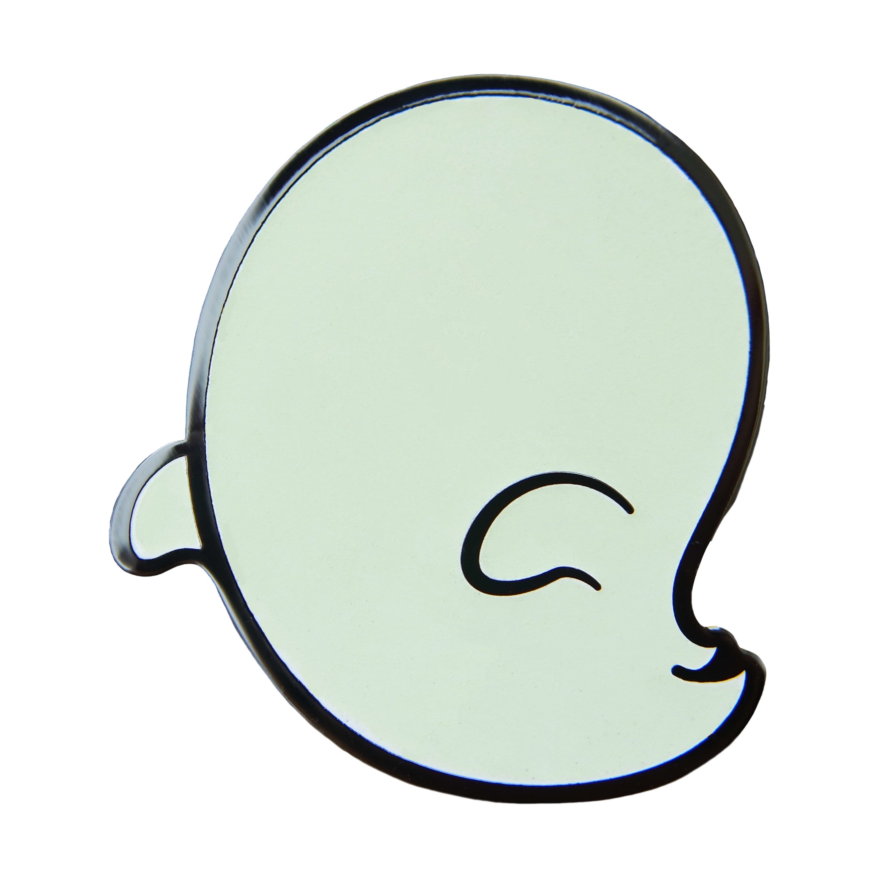 Sanshee - Personalizable Poltergeist Glow-in-the-Dark Nickel Plated Enamel Pin