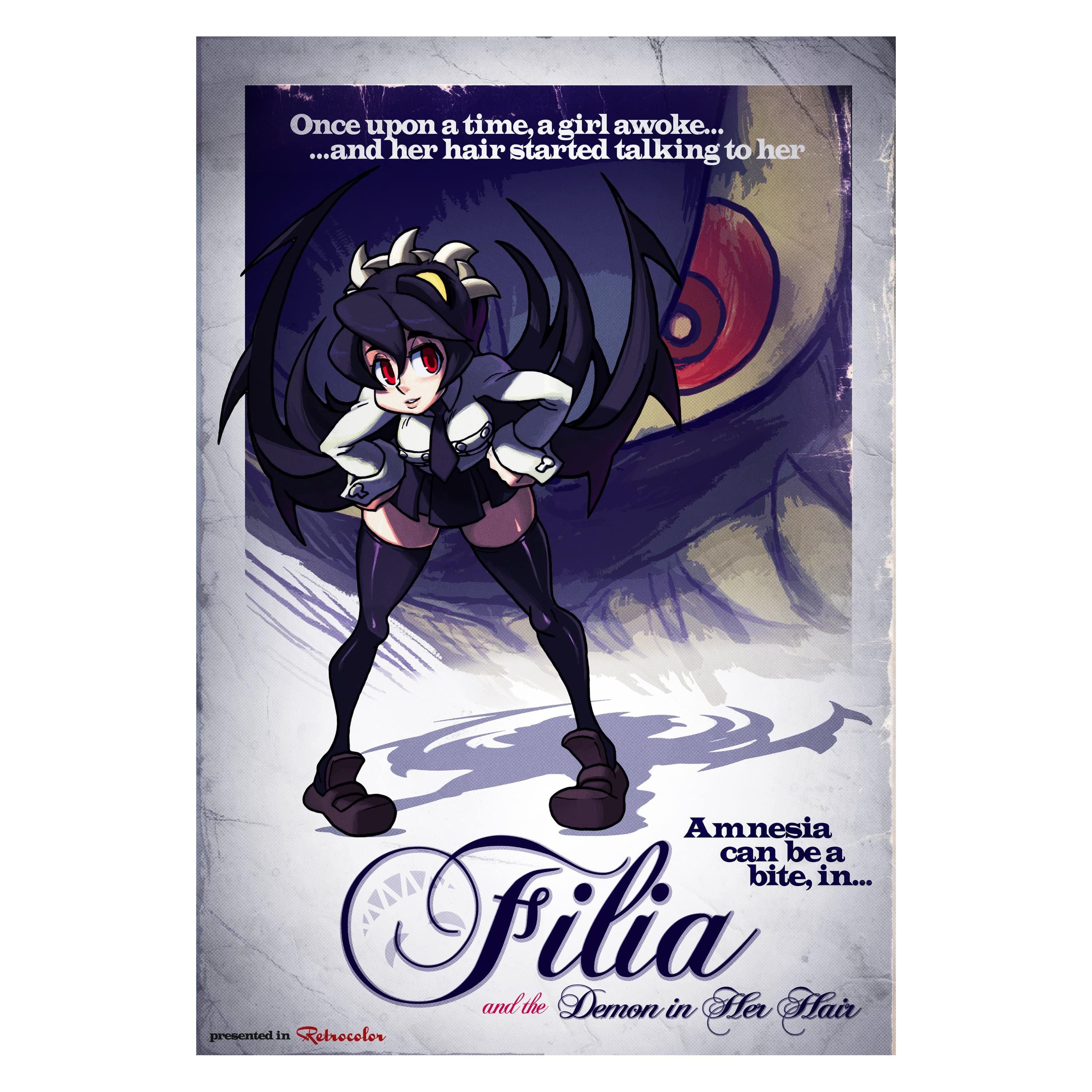 Skullgirls - Cinema Series Poster: Filia