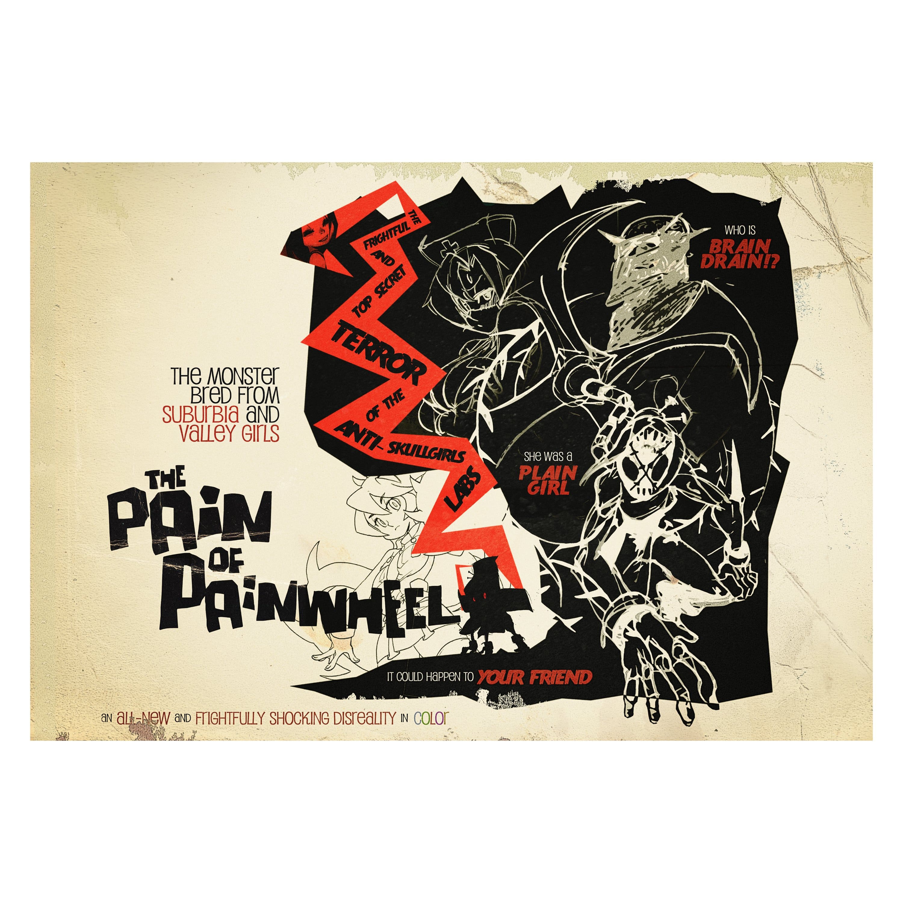 Skullgirls - Cinema Series Poster: Painwheel