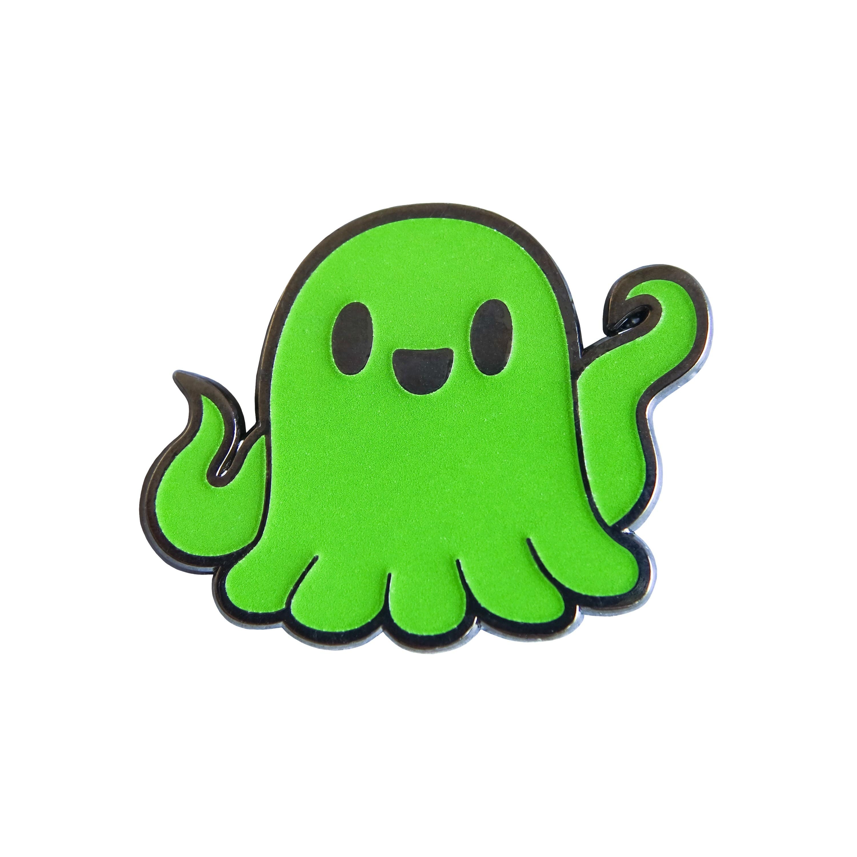 Spooky's Jumpscare Mansion - Specimen 1 Glow-in-the-dark Colored Enamel Pin
