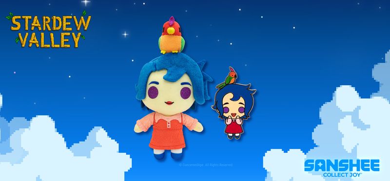 Official Sanshee Stardew Valley Emily Collector's Plush & Pin