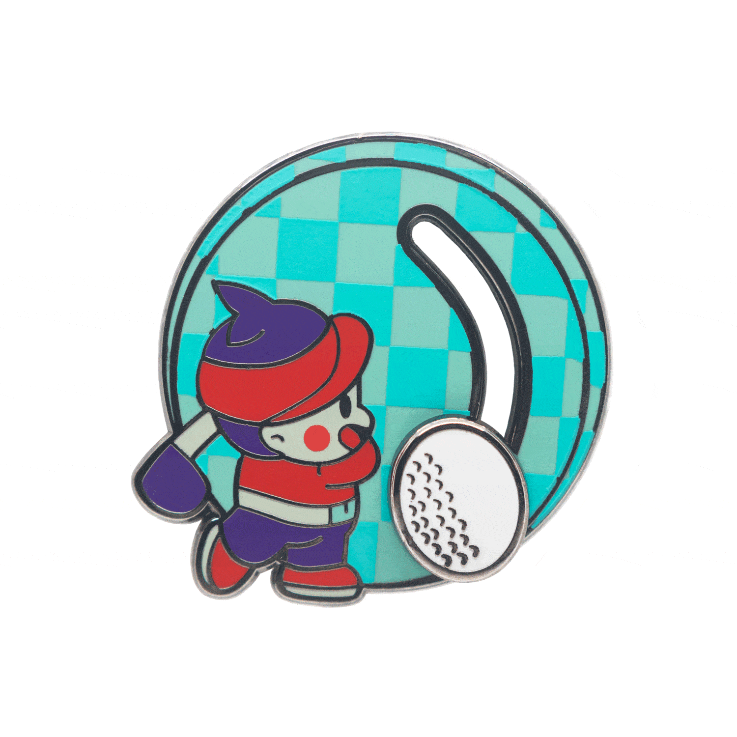 Cursed to Golf - Golfer Spinner Pin