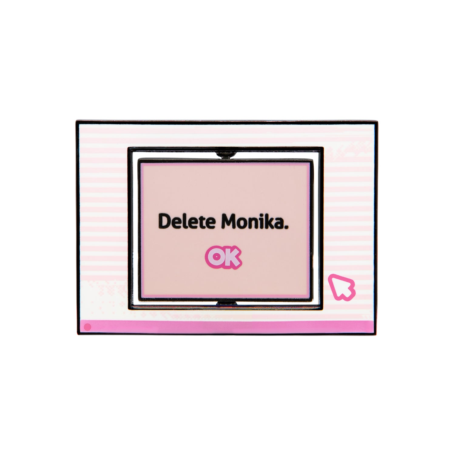 Doki Doki Literature Club - Just/Delete Monika Flip Pin