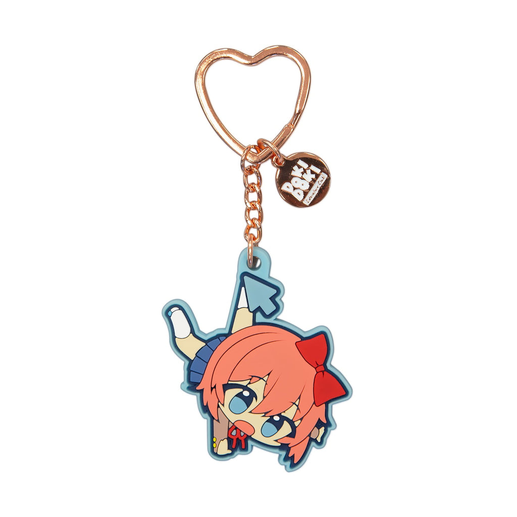 Dlc Keychains Set Doki Doki Literature Club - Sayori Mouse Pointer Rubber Keychain