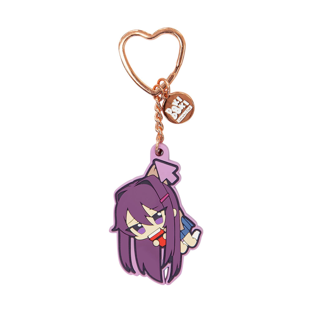 Dlc Keychains Set Doki Doki Literature Club - Yuri Mouse Pointer Rubber Keychain