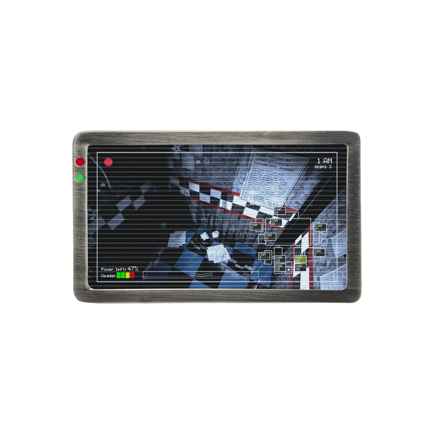 Five Nights At Freddy's - East Hall Security Camera Lenticular Pin