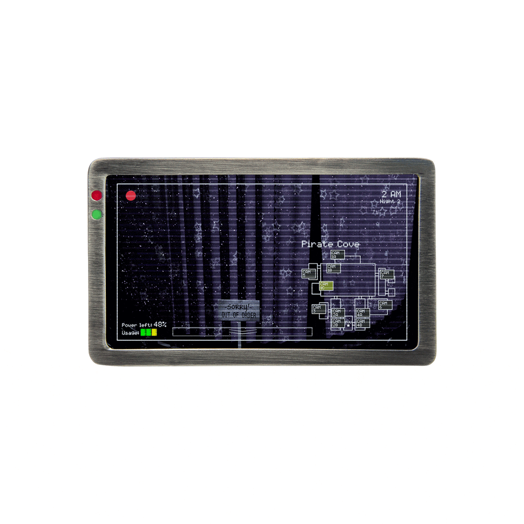 Five Nights At Freddy s Pirate Cove Security Camera Lenticular Pin five-nights-at-freddy-s-pirate-cove-security-camera-lenticular-pin