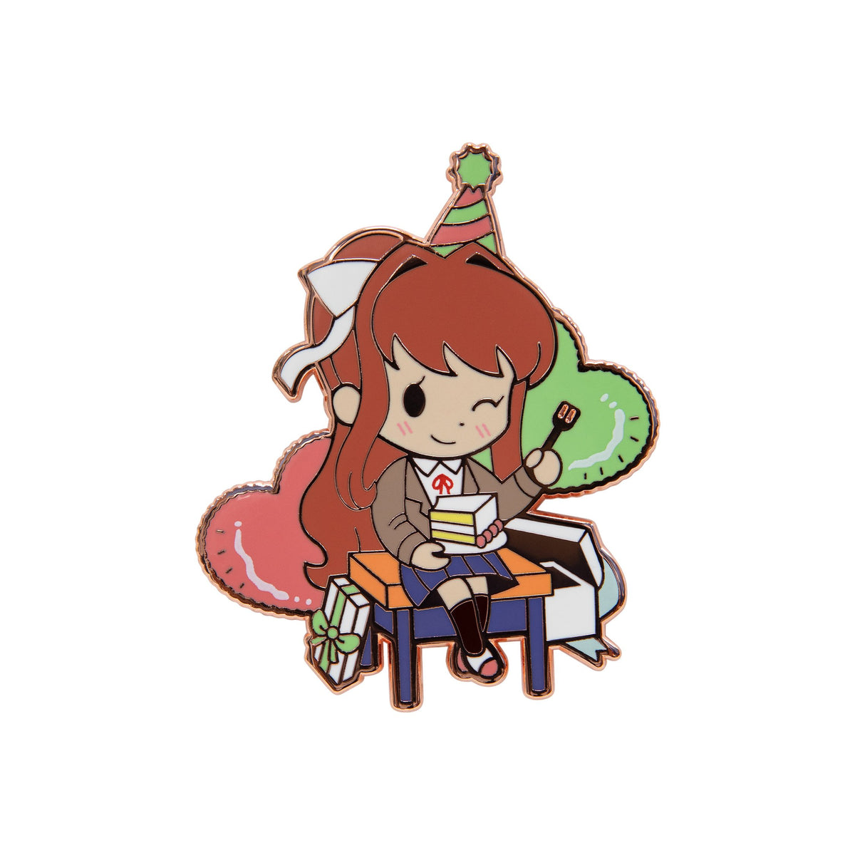 Doki Doki Literature Club - Monika Birthday Pin