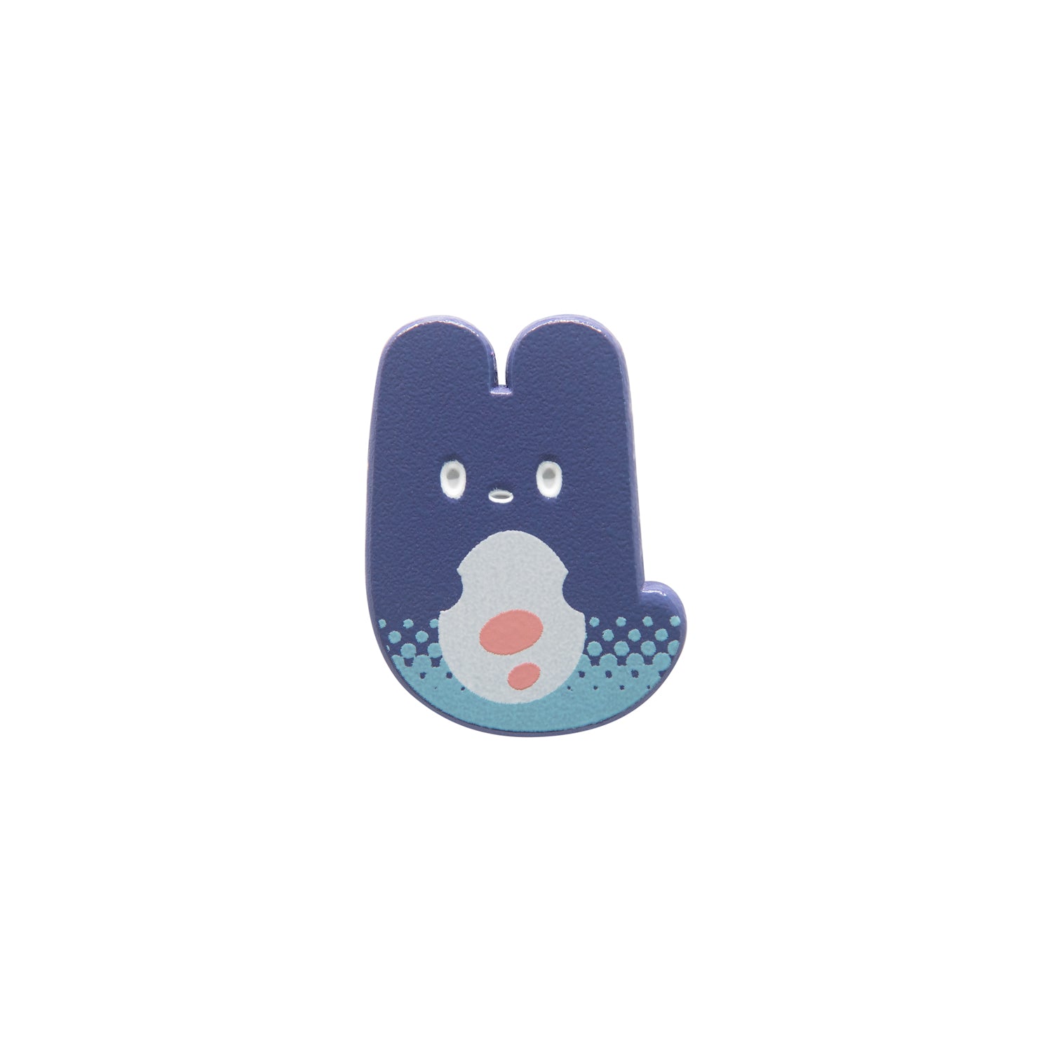 Rain World - Inv Slugcat Marshmallow Mini Pin