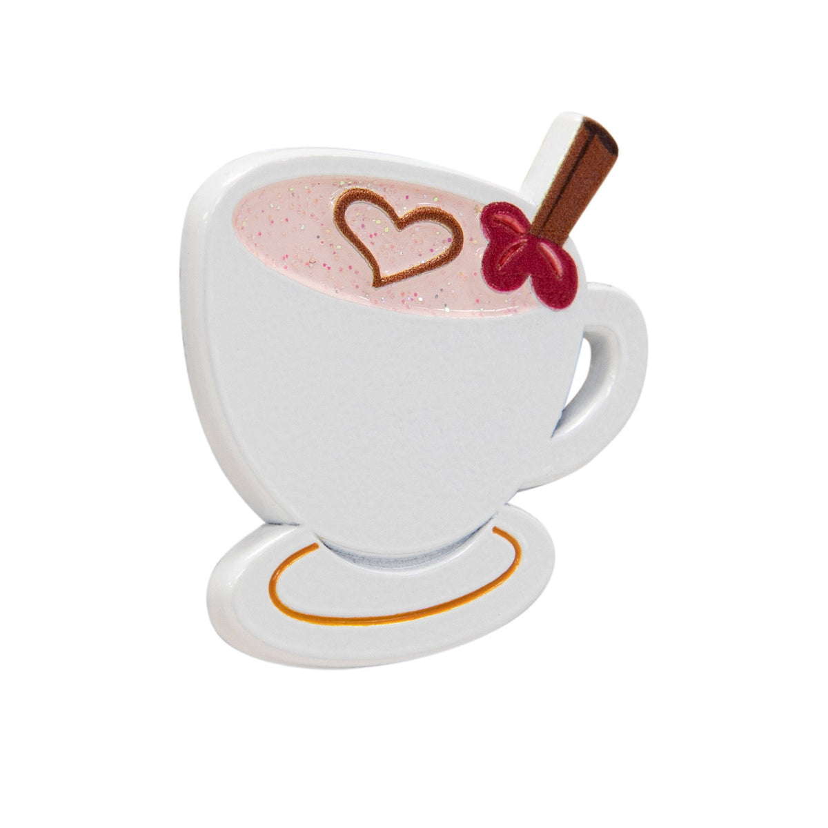 Coffee Talk 2  - Pink Spice Soft Enamel Pin