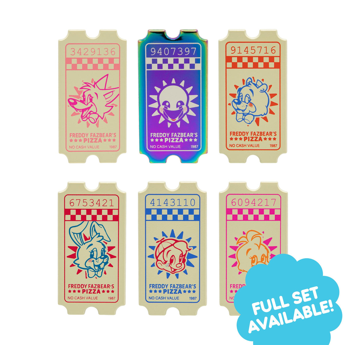 Five Nights at Freddy’s 2 - Prize Ticket Blind Box Pins: Series 2