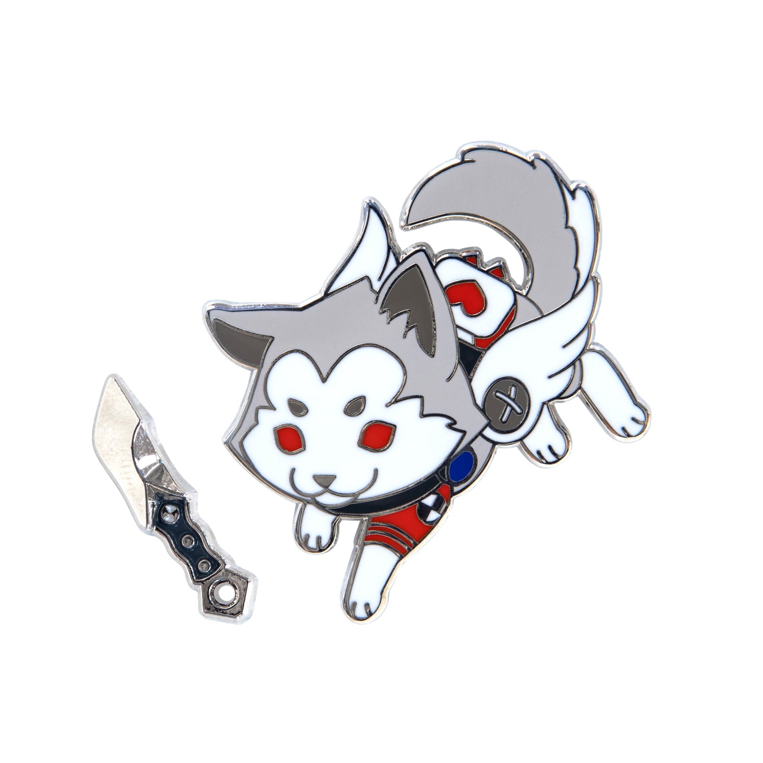 Persona 3 Reload - Koromaru + Dagger Pin Set