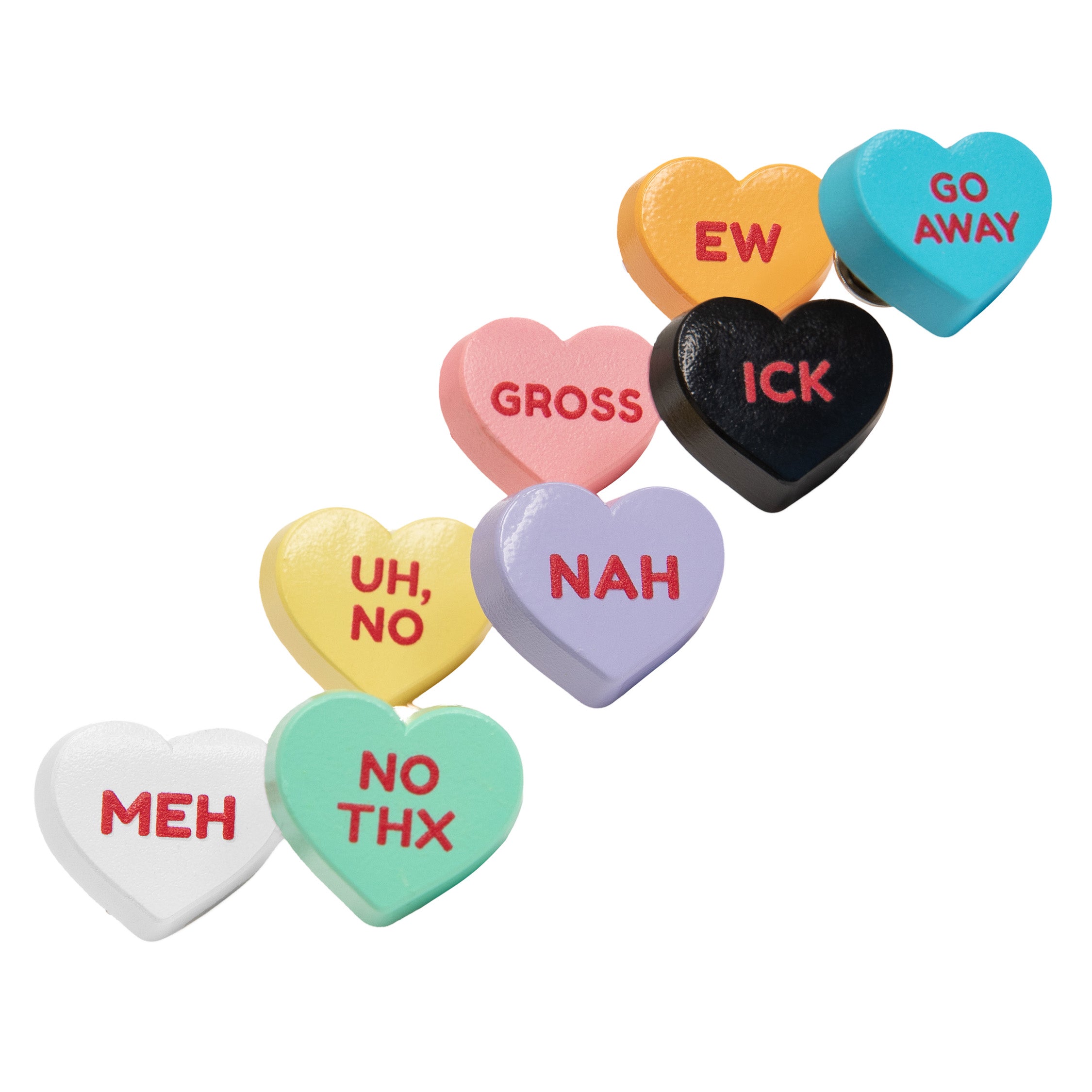ミニピンLOVE✩.*˚ Sanshee - Anti-Valentines Mini Pin Set Blind Box🖤
