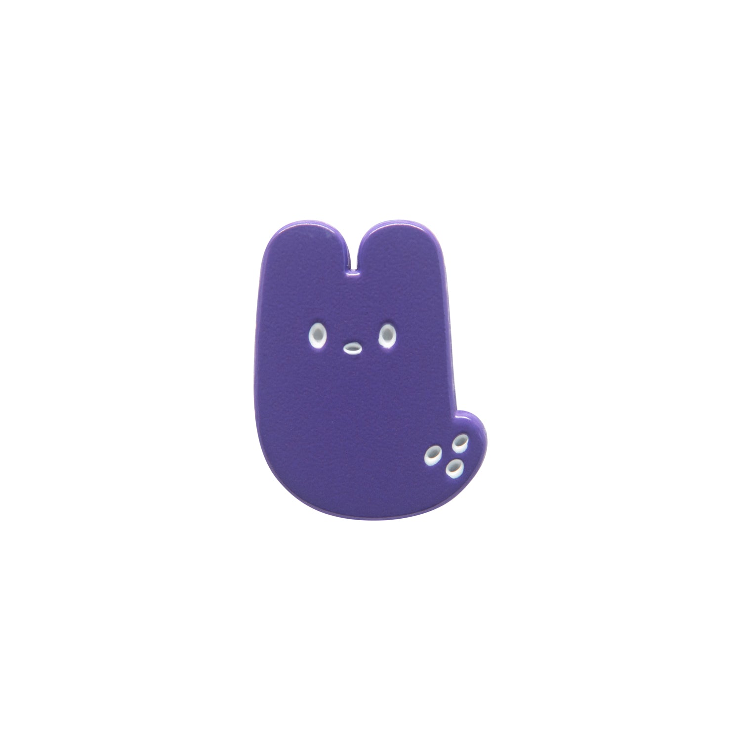 Rain World - Spearmaster Slugcat Marshmallow Mini Pin