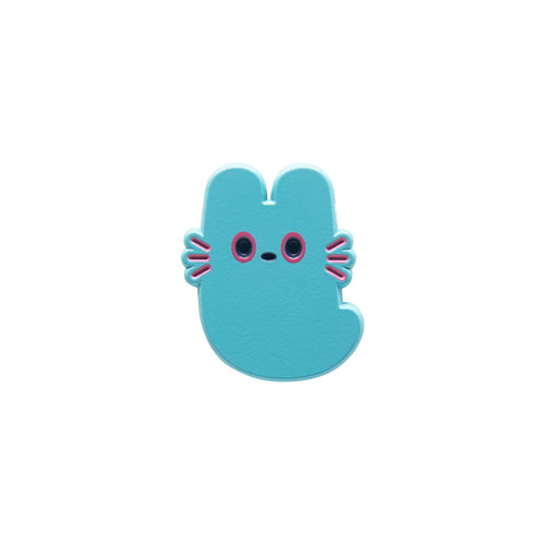Slubcat Riyulet Rain World - Rivulet Slugcat Marshmallow Mini Pin