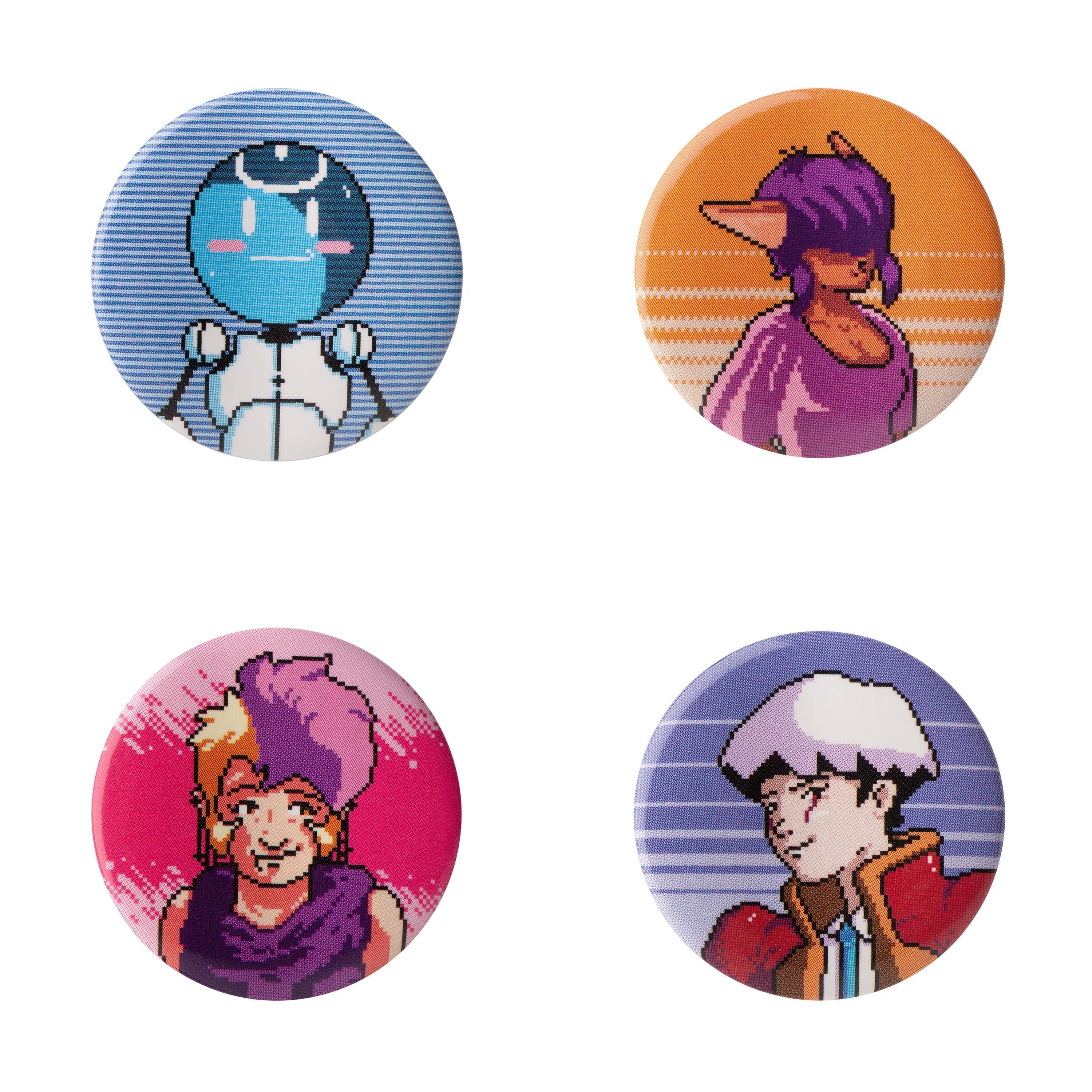 2064: Read Only Memories - Character Button Pack
